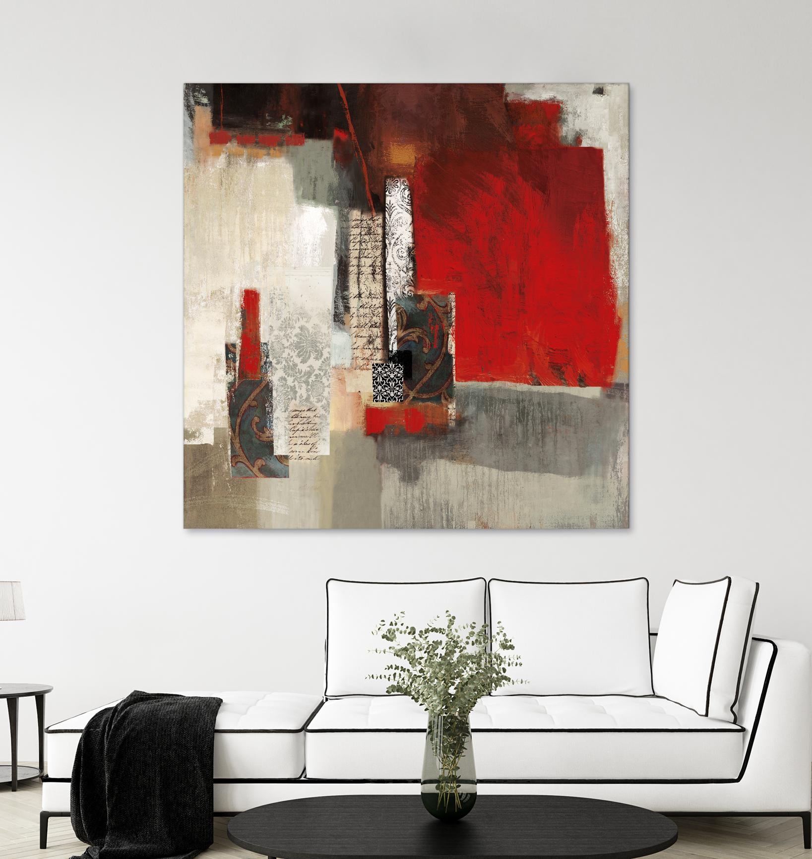 Crimson Tide by PI Studio on GIANT ART - beige abstract
