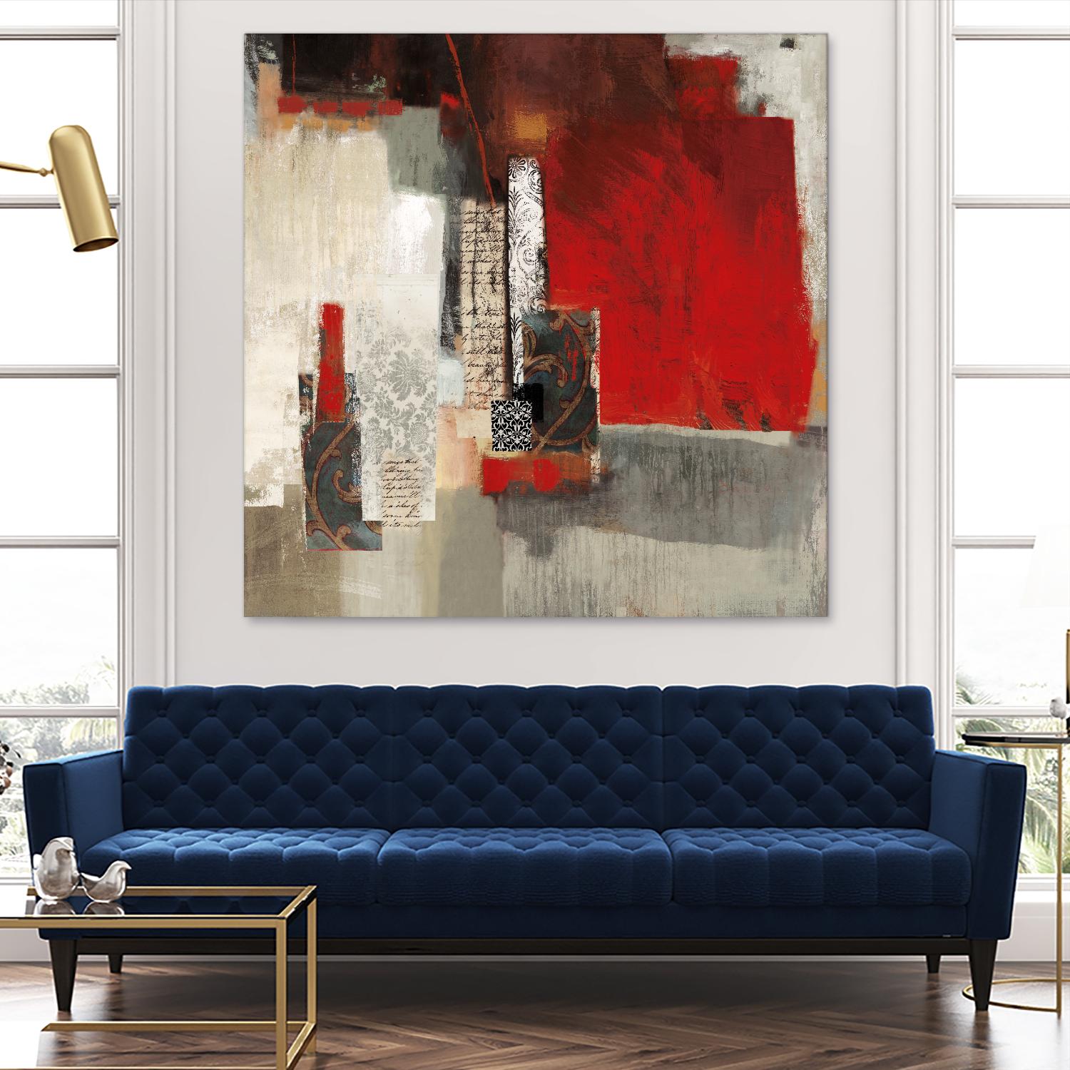 Crimson Tide by PI Studio on GIANT ART - beige abstract