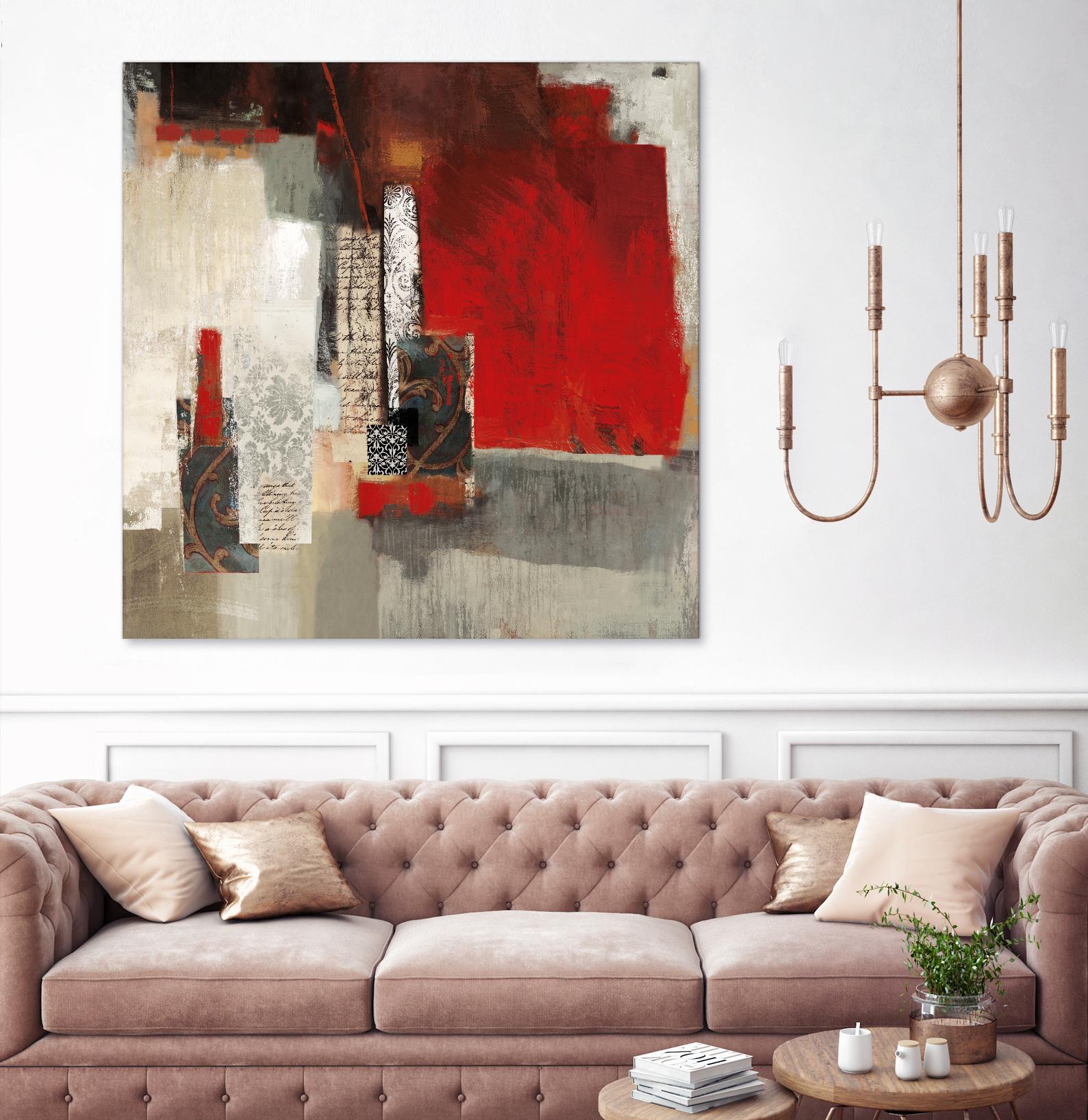 Crimson Tide by PI Studio on GIANT ART - beige abstract
