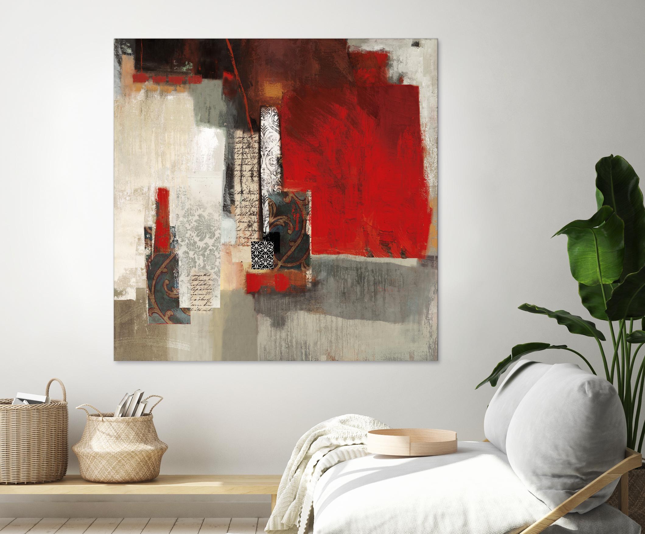 Crimson Tide by PI Studio on GIANT ART - beige abstract
