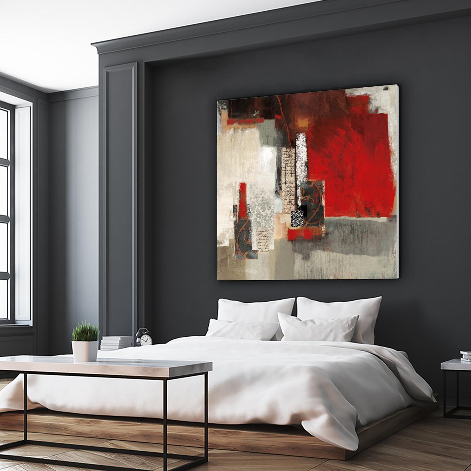 Crimson Tide by PI Studio on GIANT ART - beige abstract