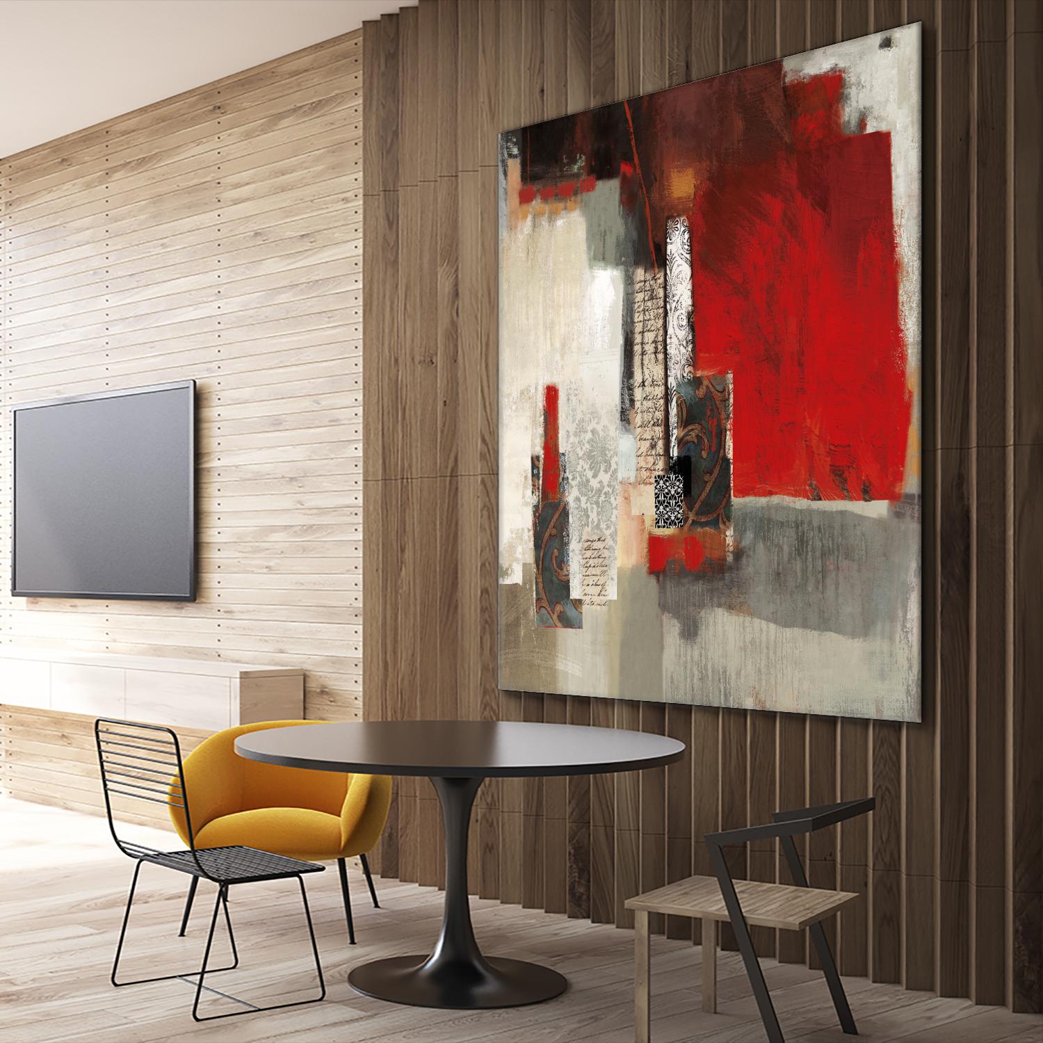 Crimson Tide by PI Studio on GIANT ART - beige abstract