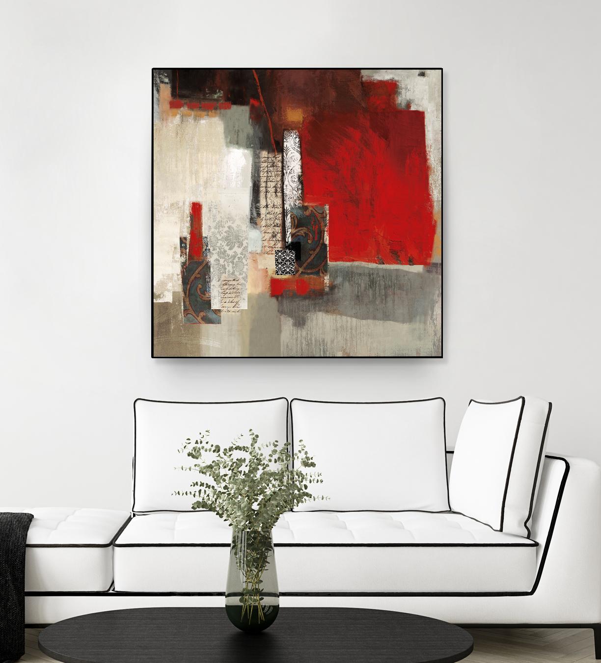 Crimson Tide by PI Studio on GIANT ART - beige abstract