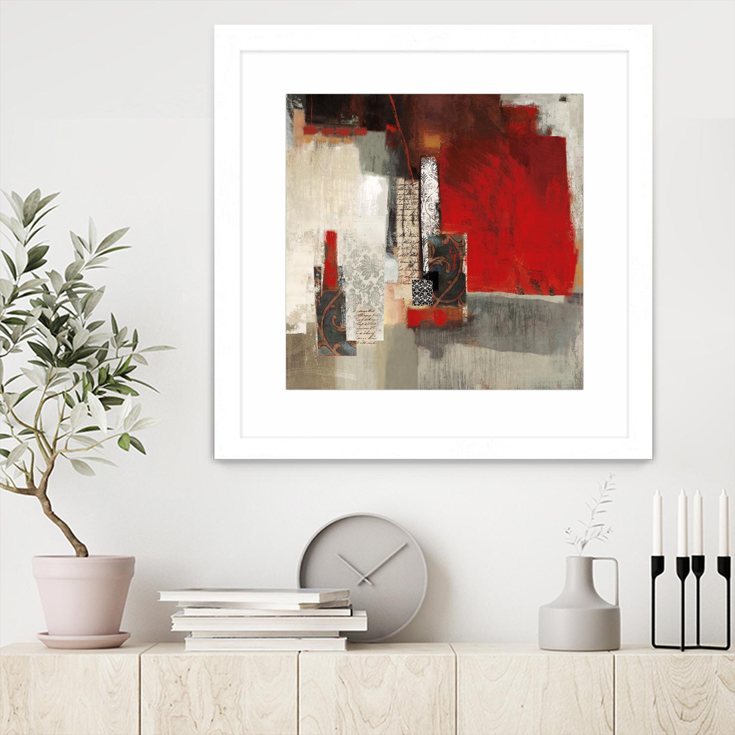 Crimson Tide by PI Studio on GIANT ART - beige abstract