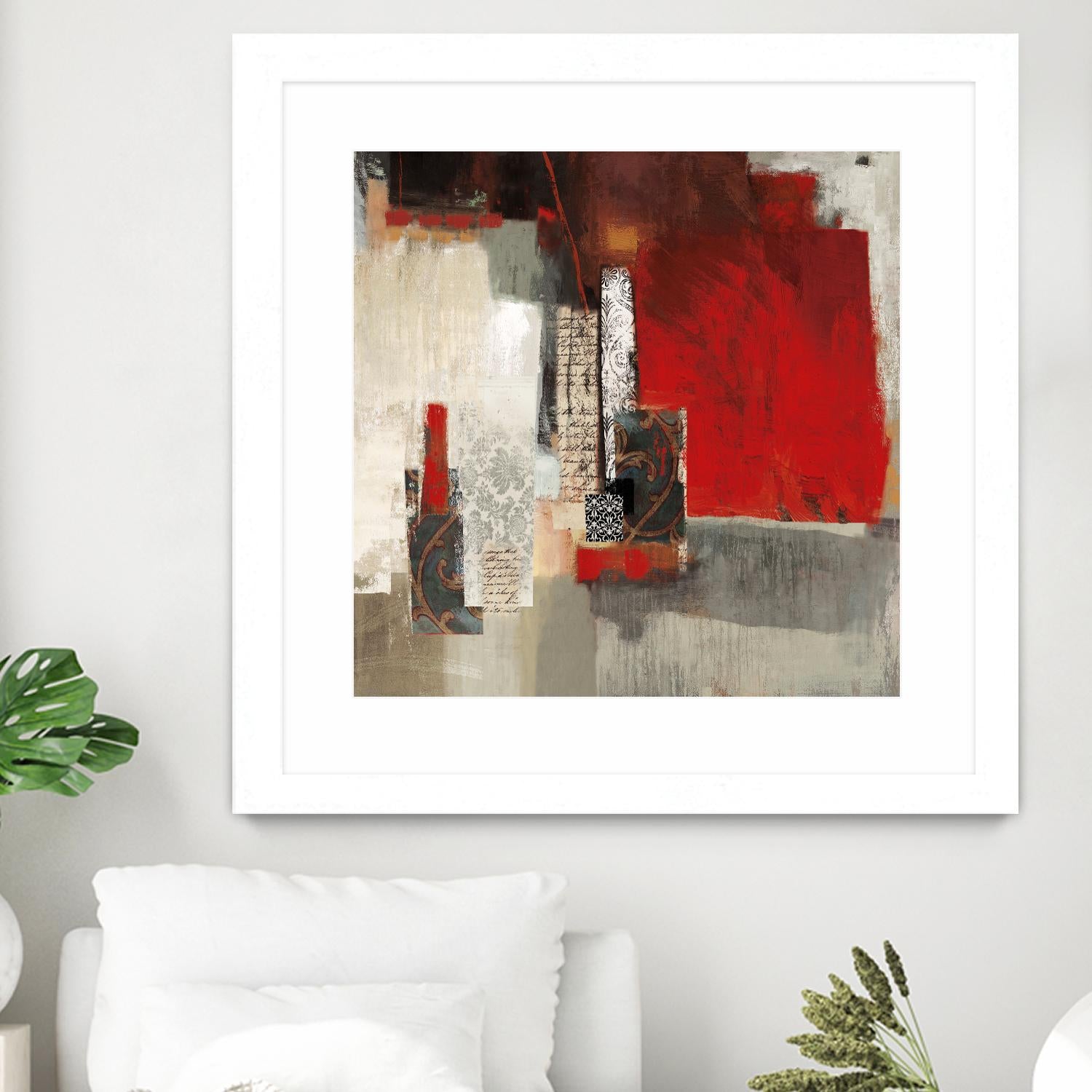 Crimson Tide by PI Studio on GIANT ART - beige abstract