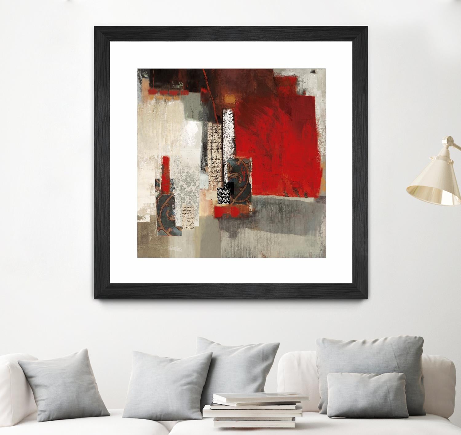 Crimson Tide by PI Studio on GIANT ART - beige abstract