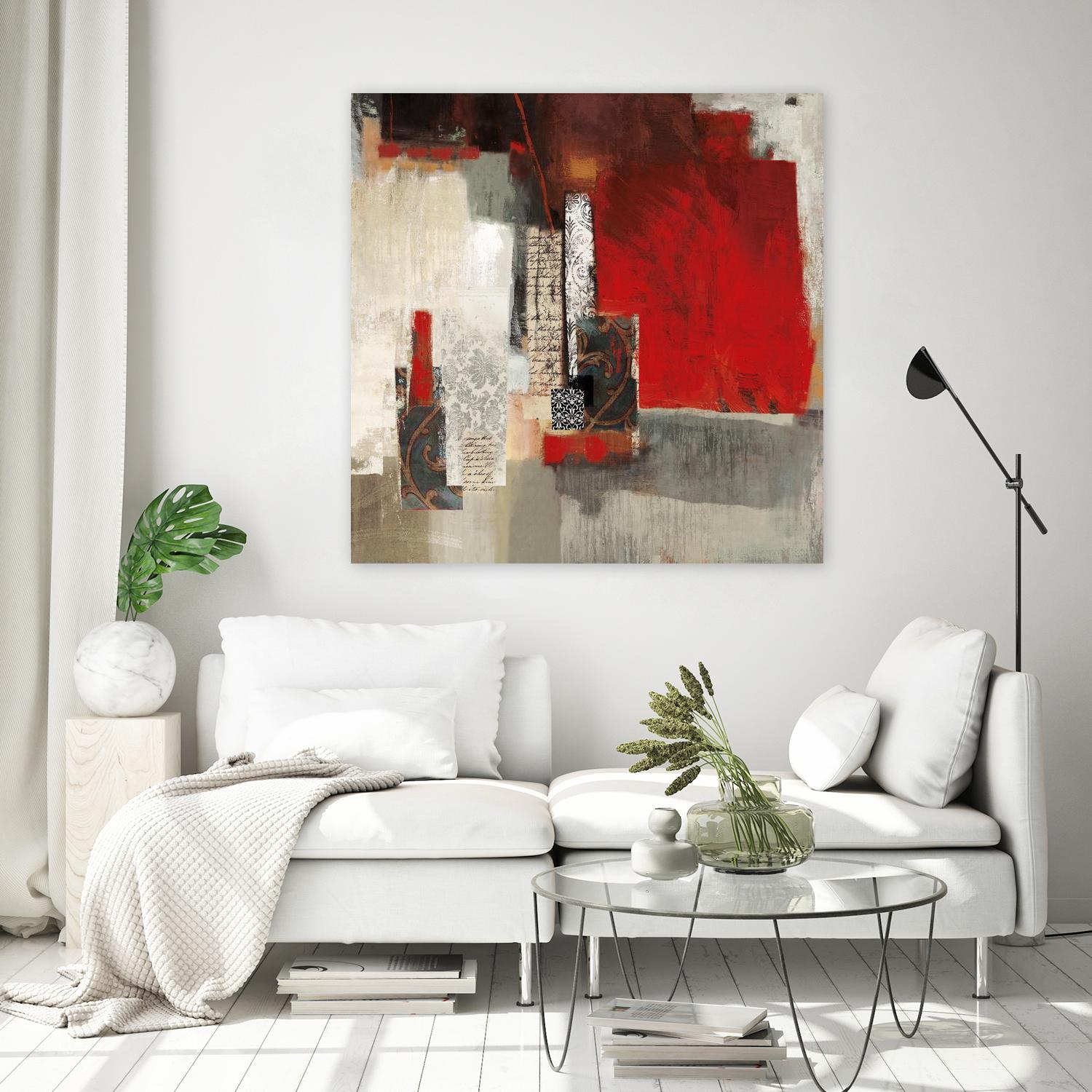 Crimson Tide by PI Studio on GIANT ART - beige abstract