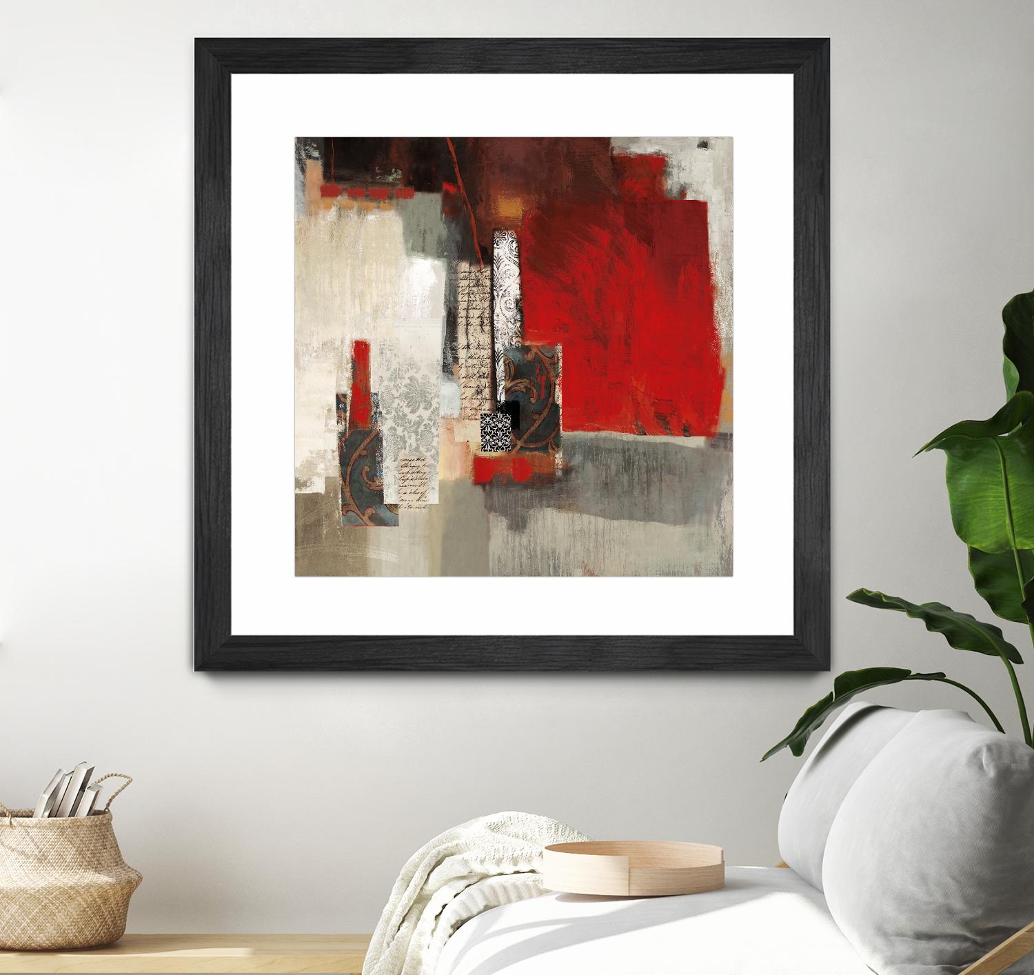 Crimson Tide by PI Studio on GIANT ART - beige abstract