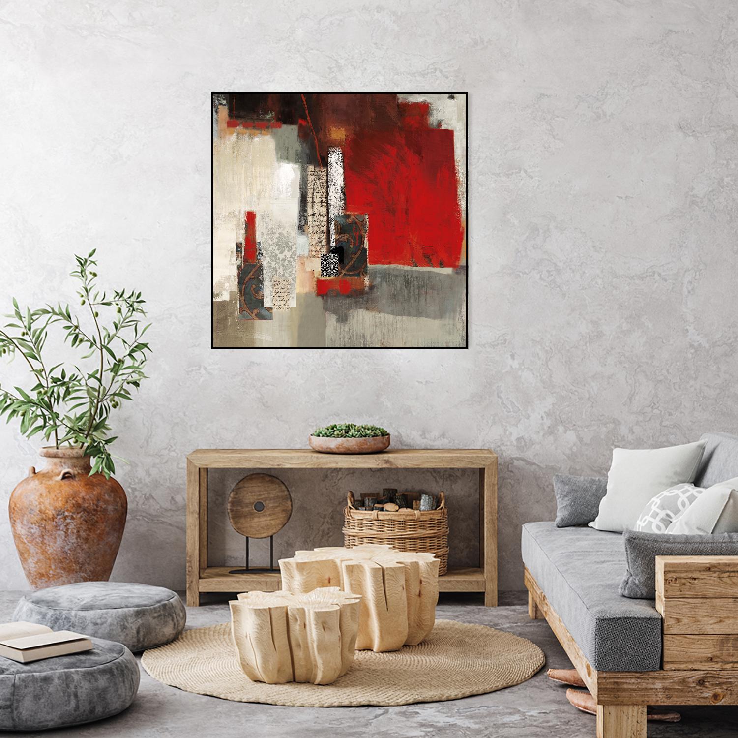 Crimson Tide by PI Studio on GIANT ART - beige abstract