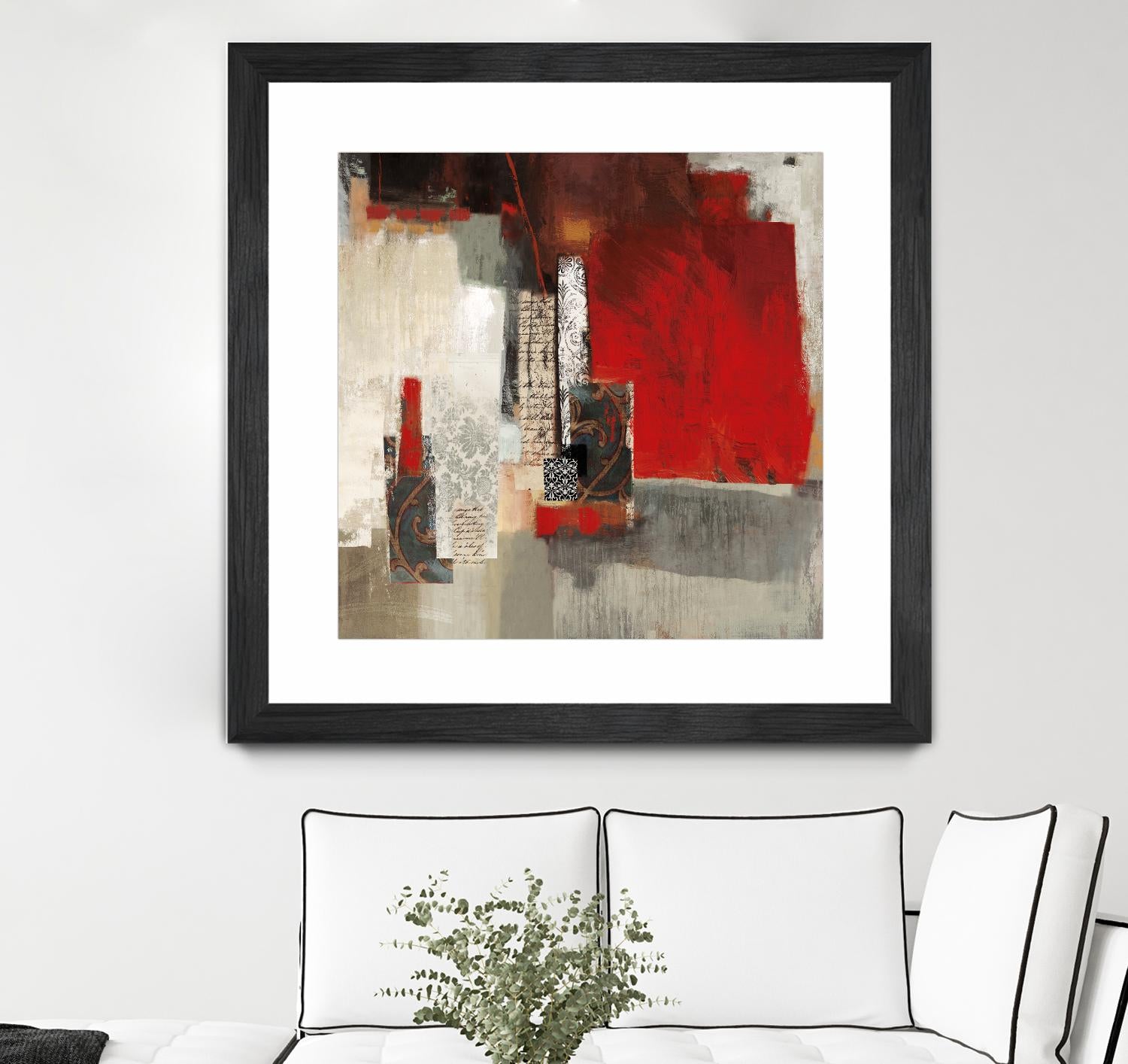 Crimson Tide by PI Studio on GIANT ART - beige abstract
