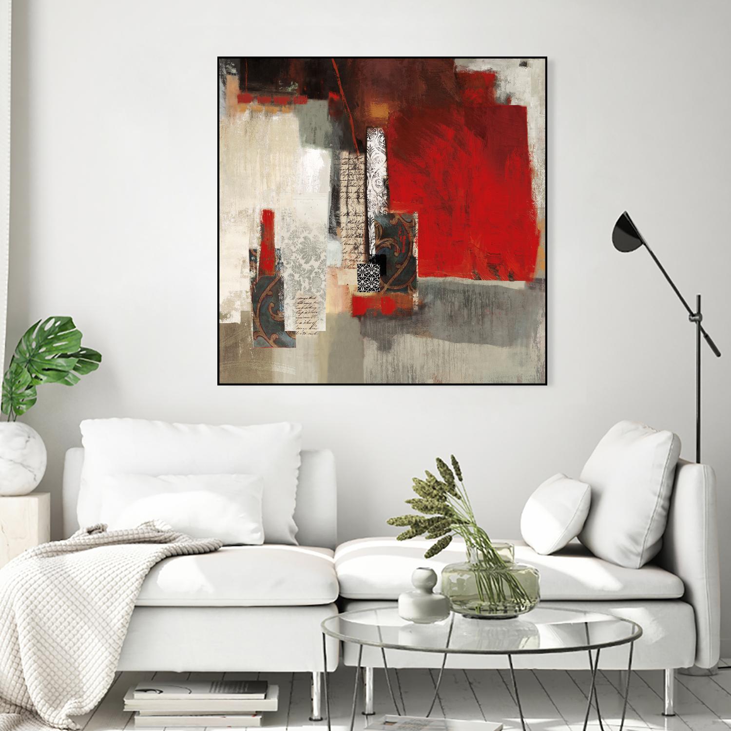 Crimson Tide by PI Studio on GIANT ART - beige abstract