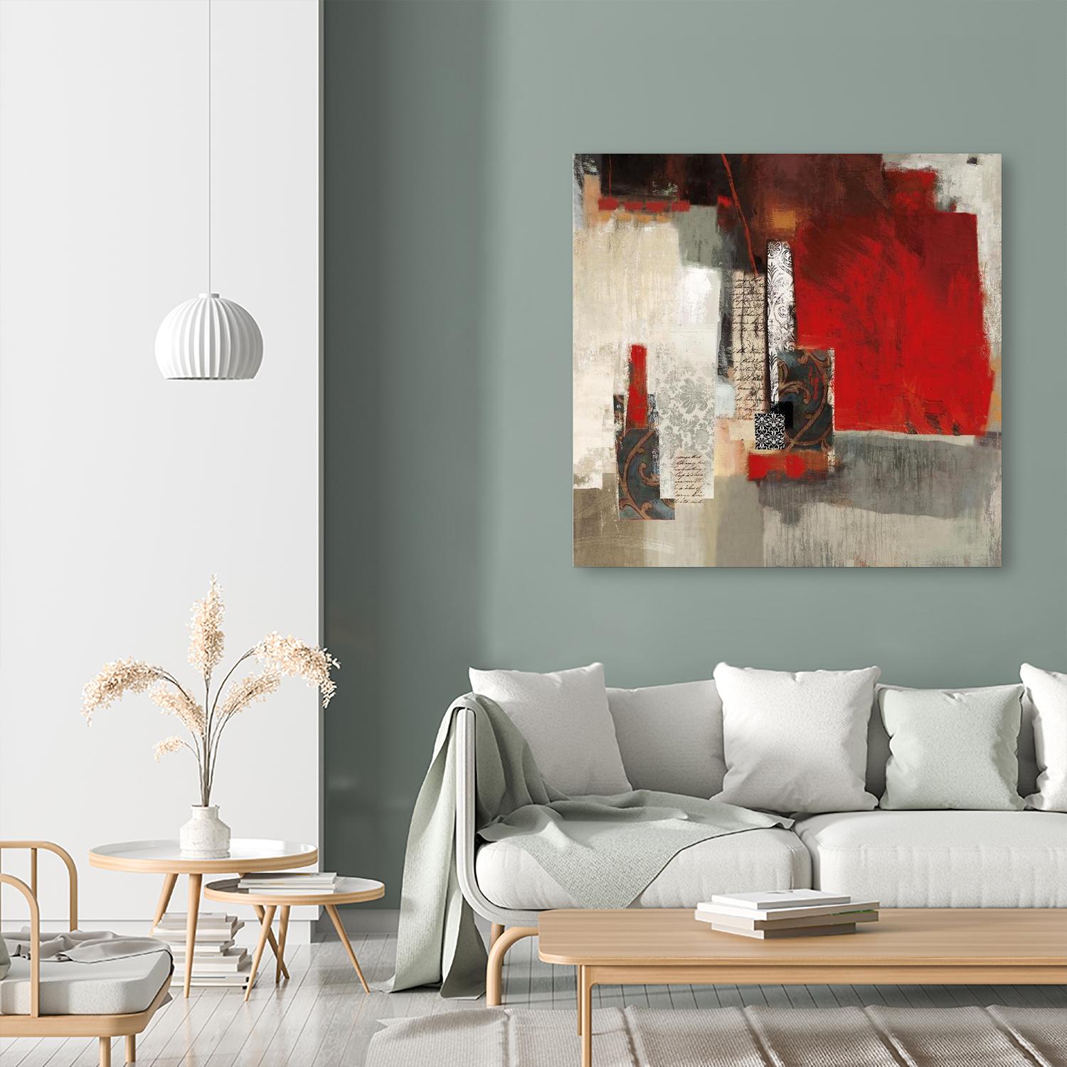 Crimson Tide by PI Studio on GIANT ART - beige abstract
