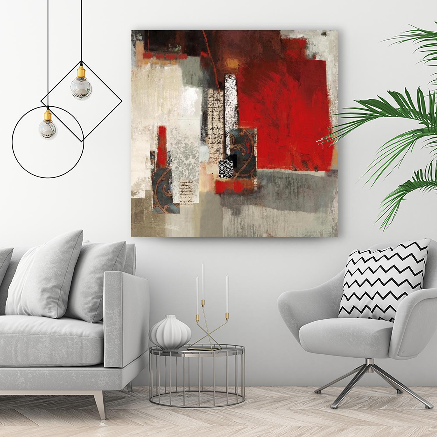 Crimson Tide by PI Studio on GIANT ART - beige abstract
