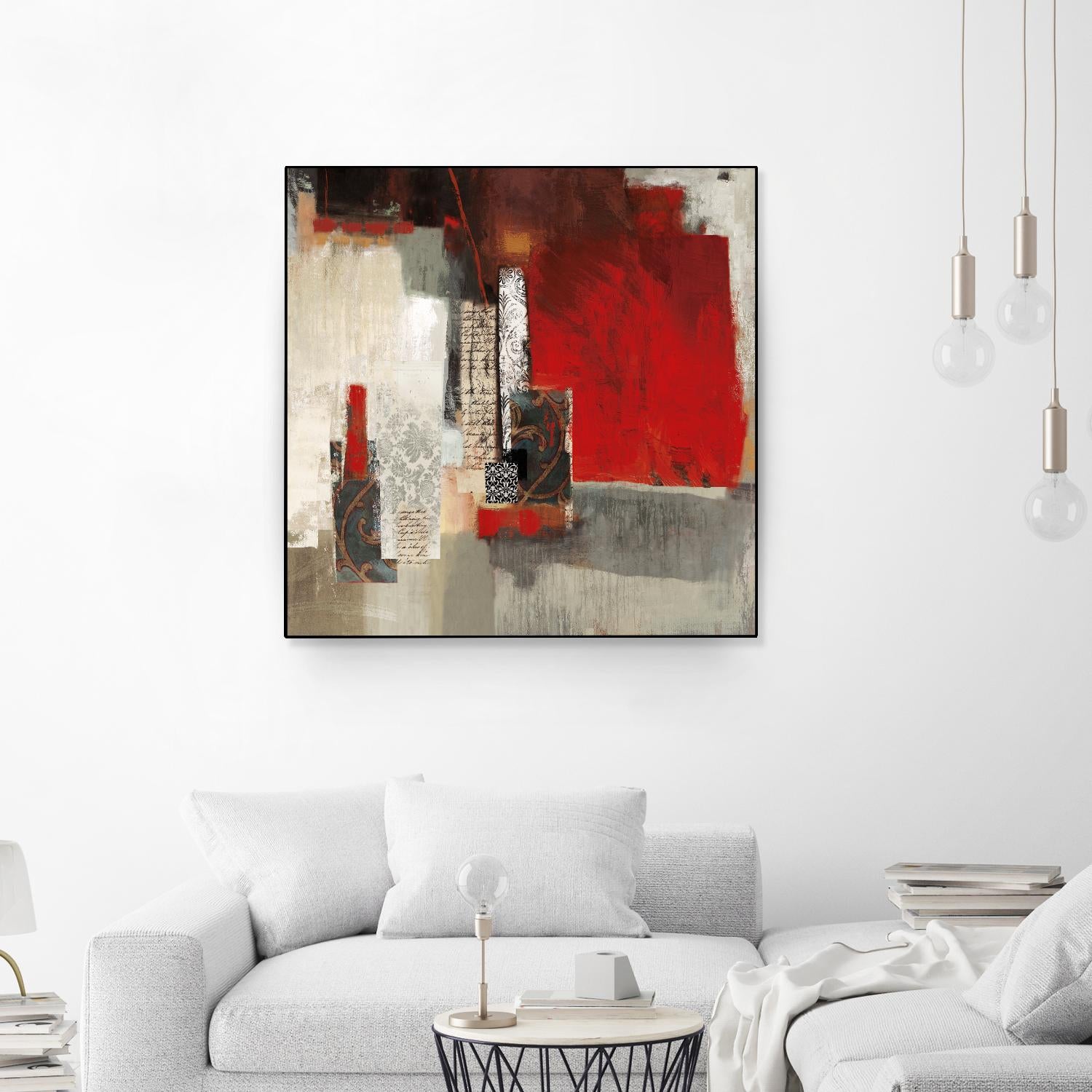 Crimson Tide by PI Studio on GIANT ART - beige abstract
