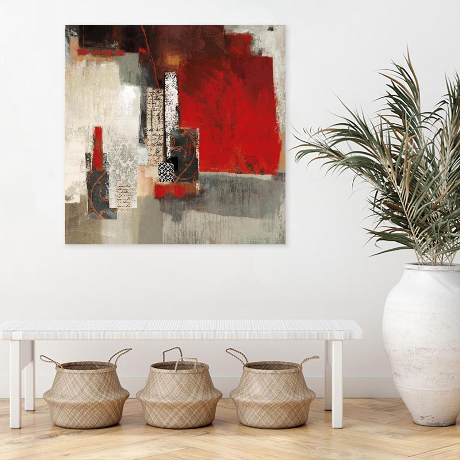 Crimson Tide by PI Studio on GIANT ART - beige abstract