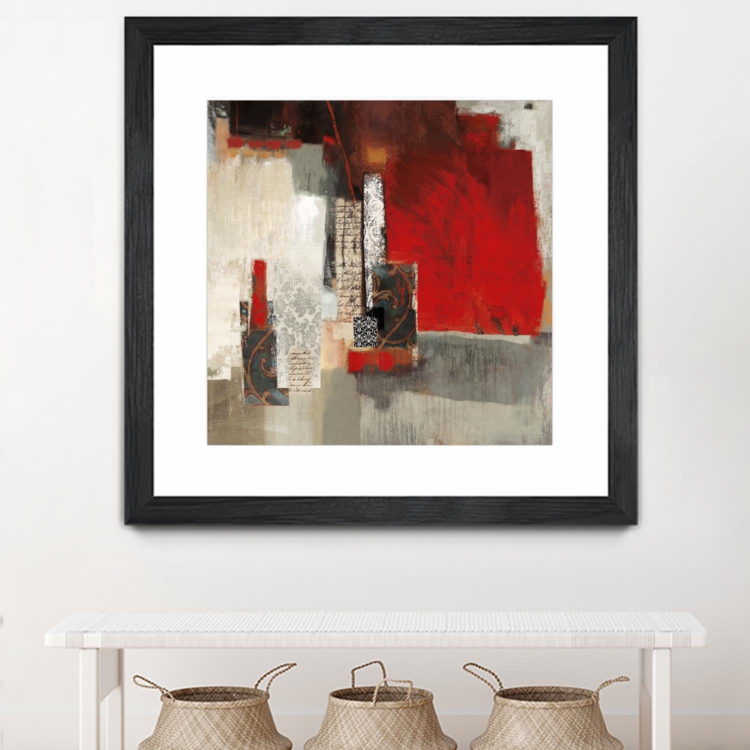 Crimson Tide by PI Studio on GIANT ART - beige abstract
