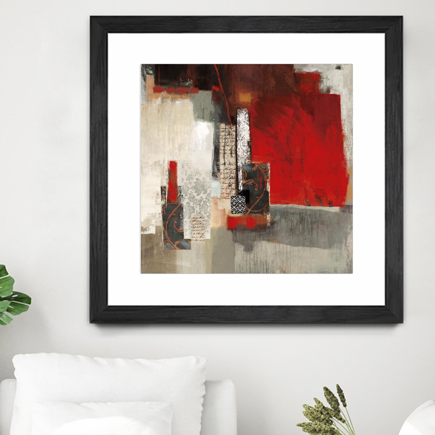 Crimson Tide by PI Studio on GIANT ART - beige abstract