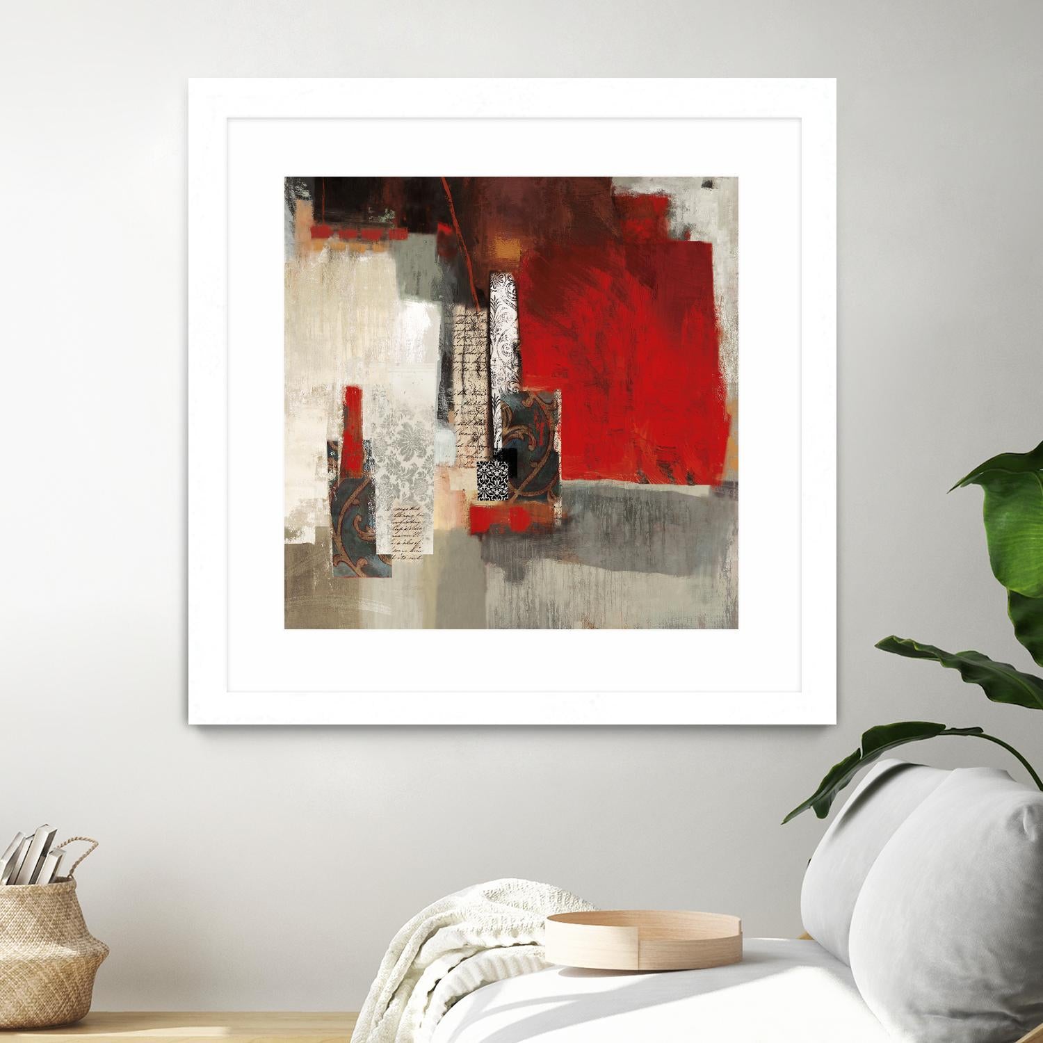 Crimson Tide by PI Studio on GIANT ART - beige abstract