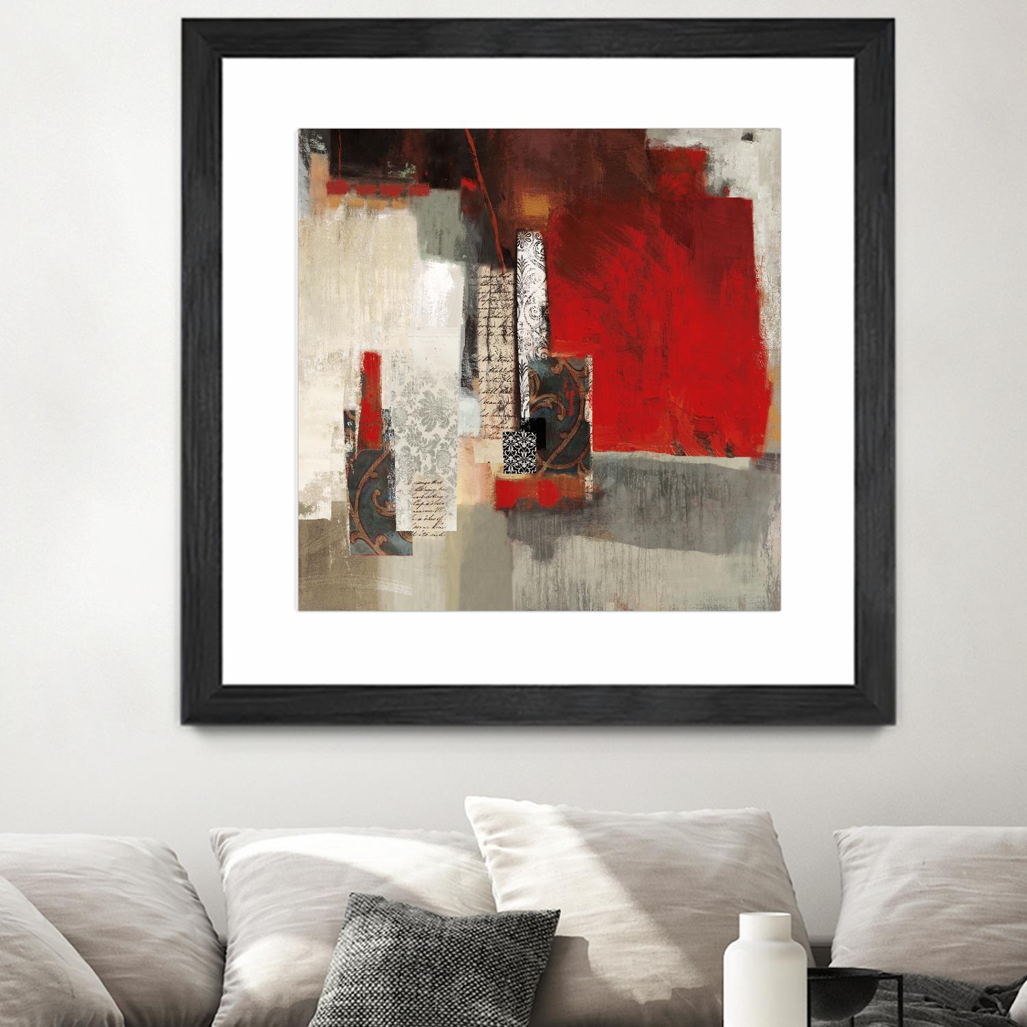 Crimson Tide by PI Studio on GIANT ART - beige abstract