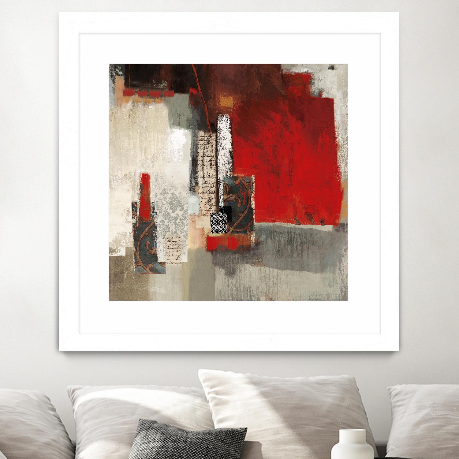 Crimson Tide by PI Studio on GIANT ART - beige abstract