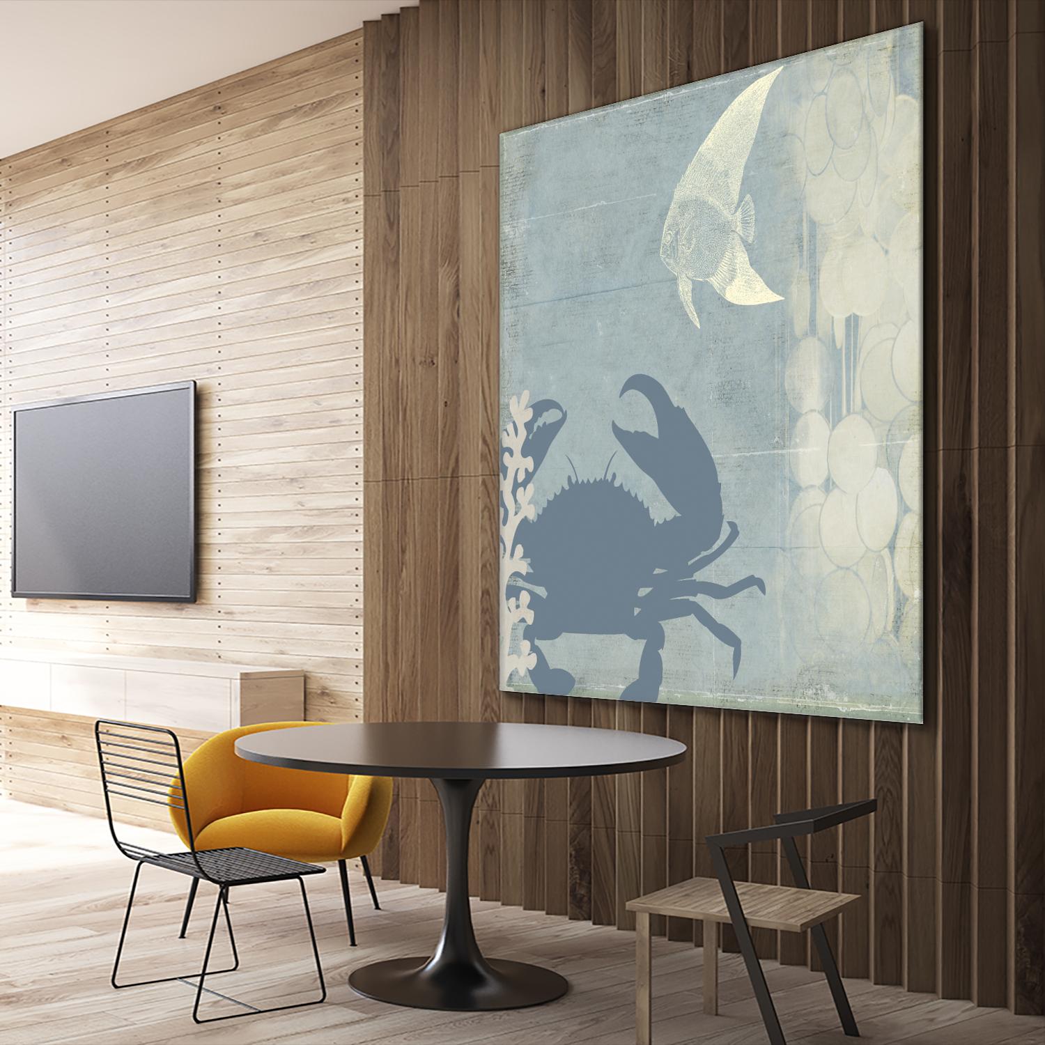 Ocean Life II by PI Studio on GIANT ART - beige nautical