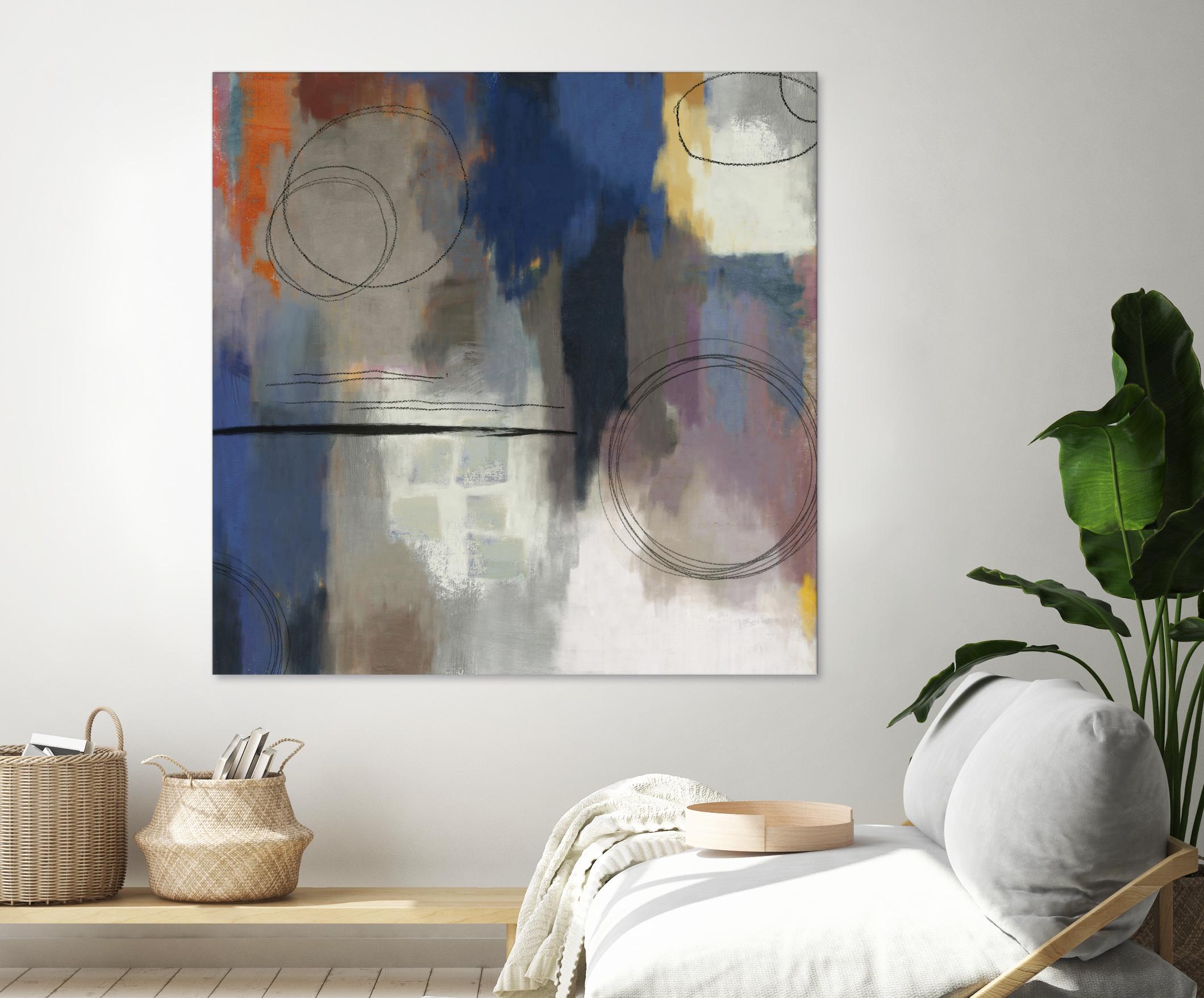 Indigo Touch II by PI Studio on GIANT ART - blue abstract