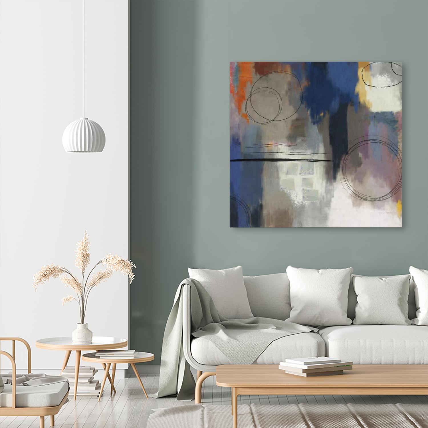 Indigo Touch II by PI Studio on GIANT ART - blue abstract