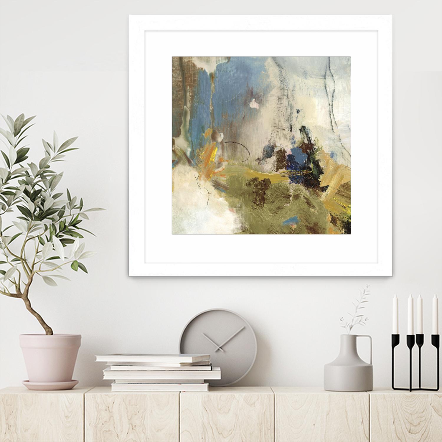 Crashing Waves I by PI Studio on GIANT ART - blue abstract