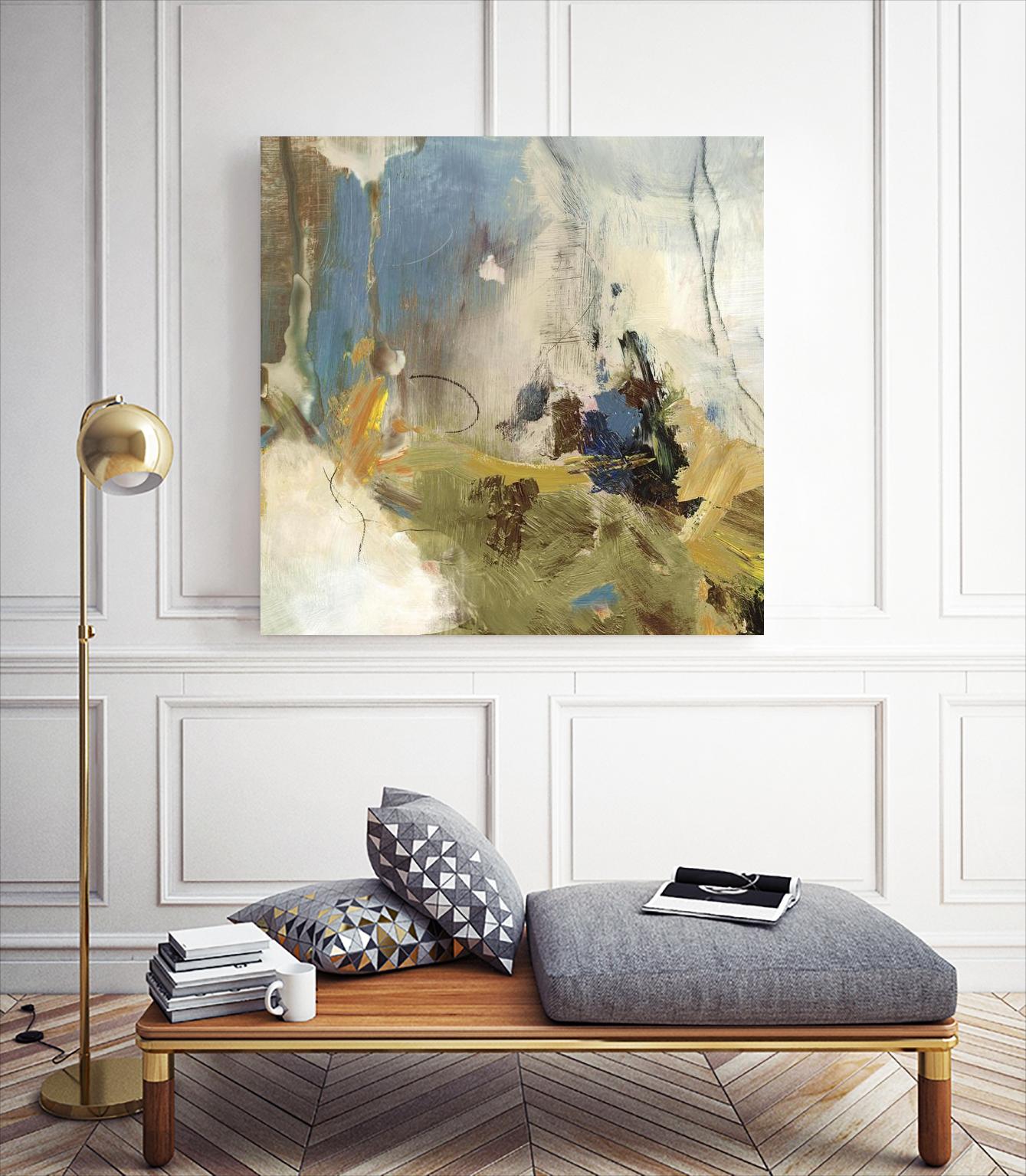 Crashing Waves I by PI Studio on GIANT ART - blue abstract