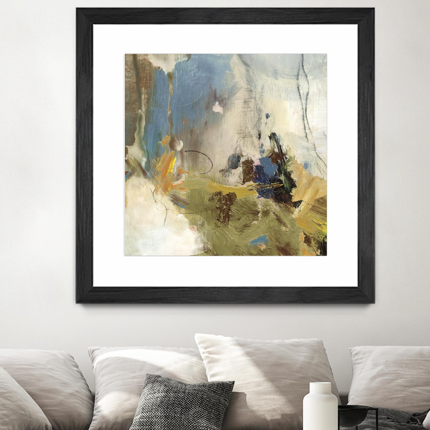 Crashing Waves I by PI Studio on GIANT ART - blue abstract