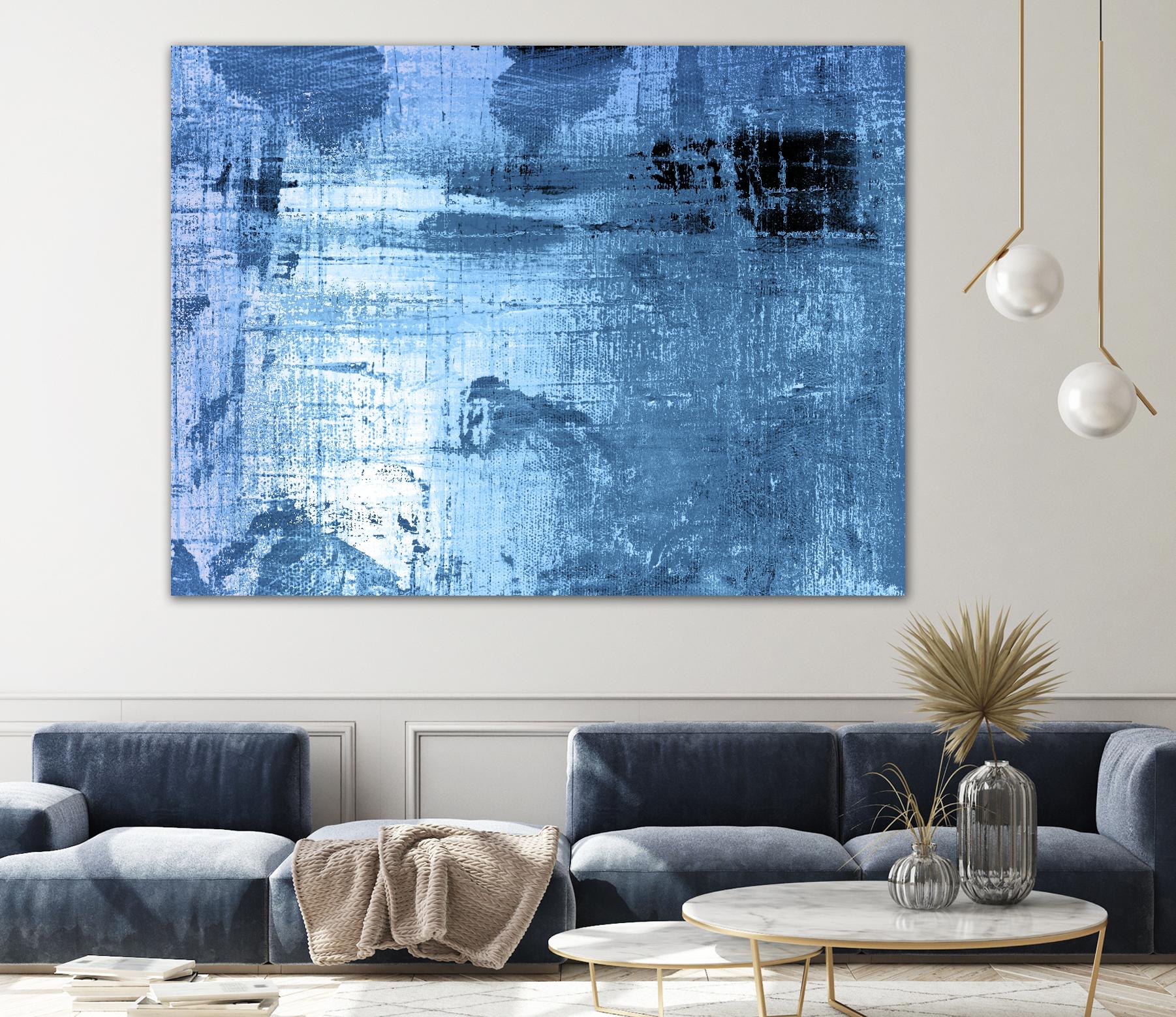 Bleu by PI Studio on GIANT ART - black abstract