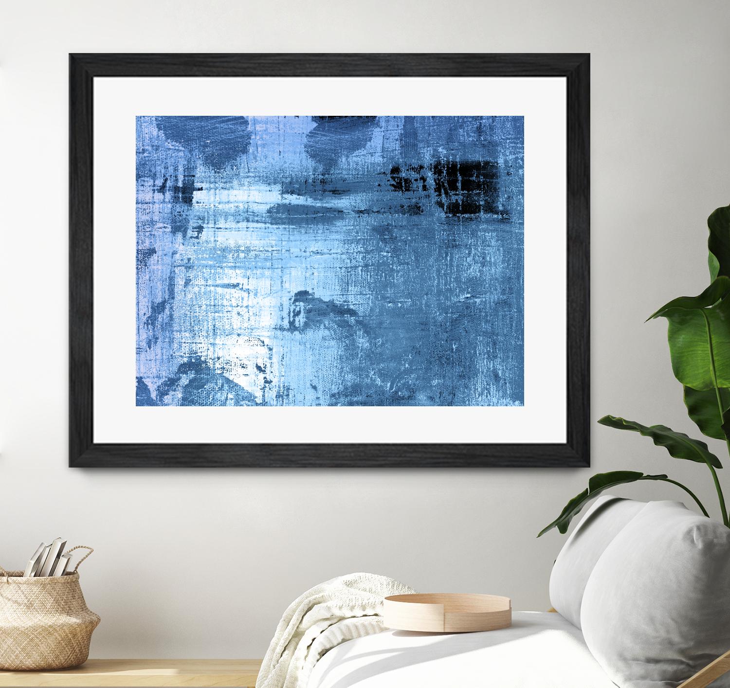 Bleu by PI Studio on GIANT ART - black abstract