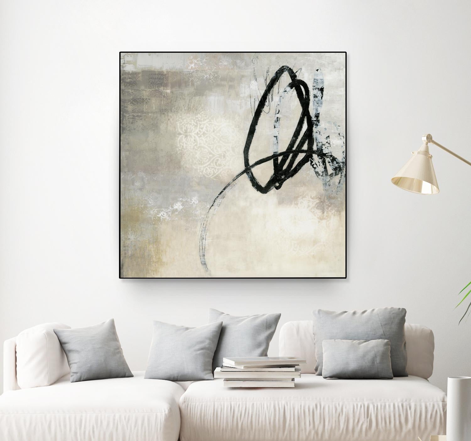 Soft Touch I by PI Studio on GIANT ART - beige abstract