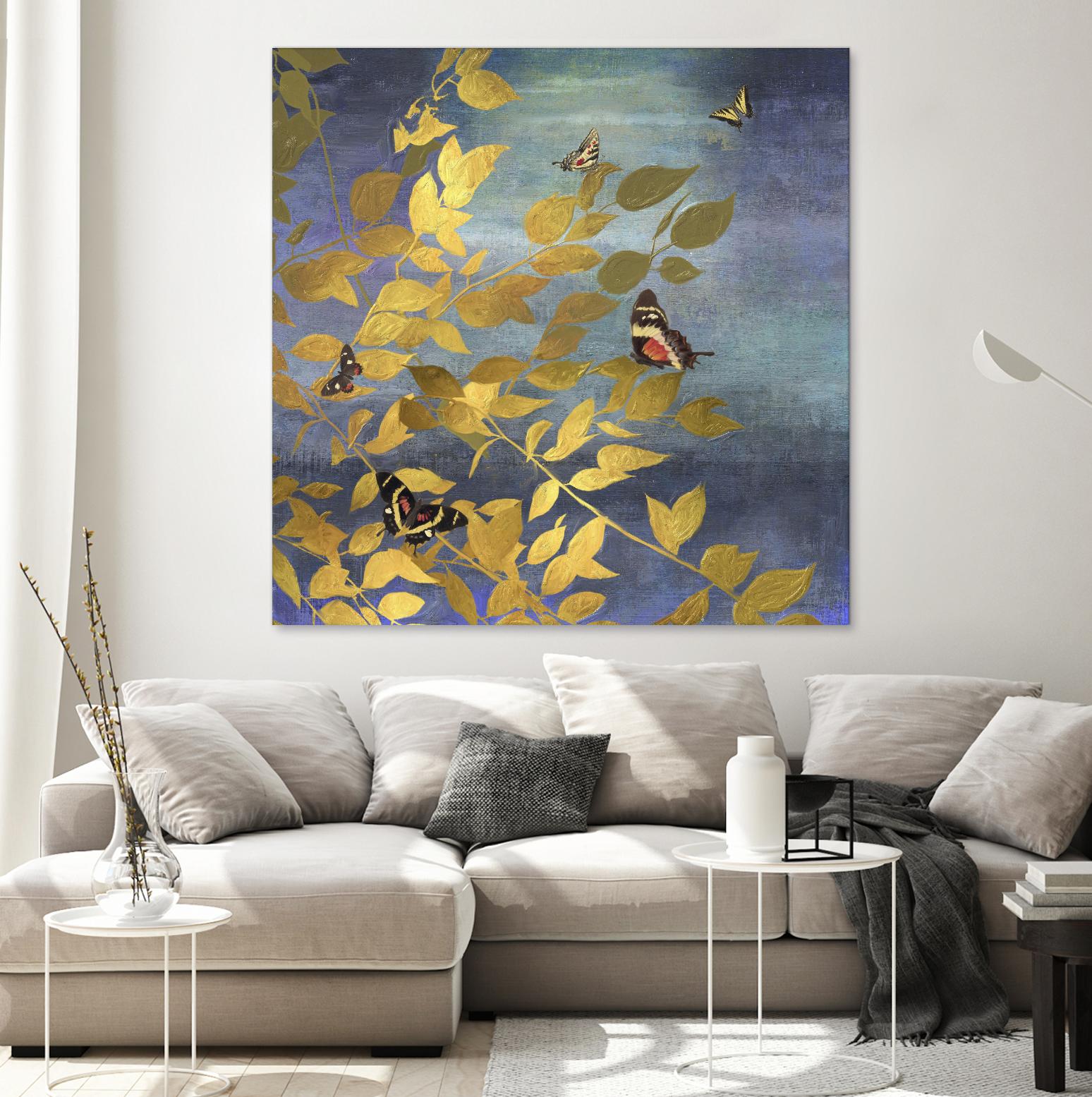 Meadow View by PI Studio on GIANT ART - yellow floral