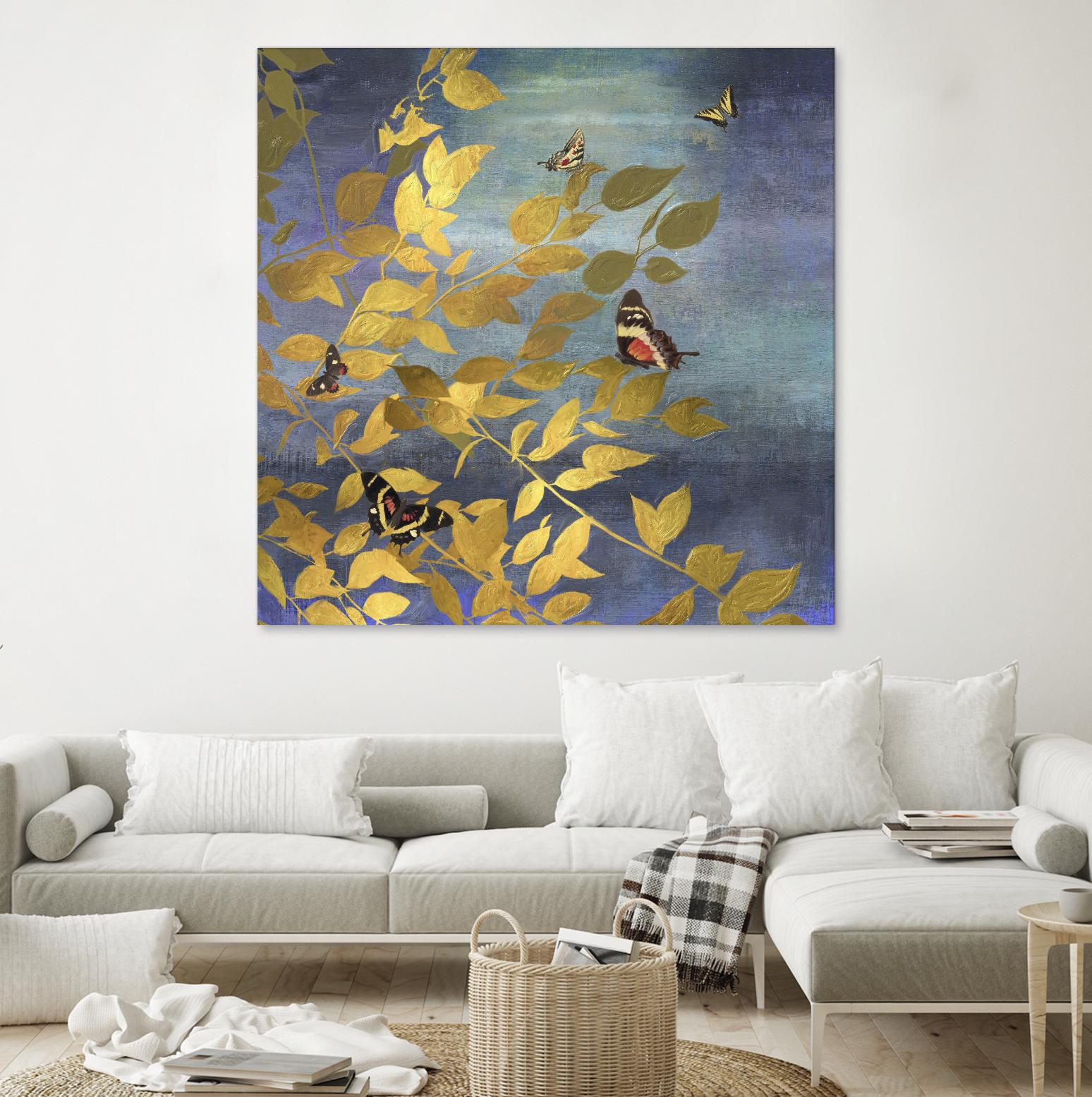 Meadow View by PI Studio on GIANT ART - yellow floral
