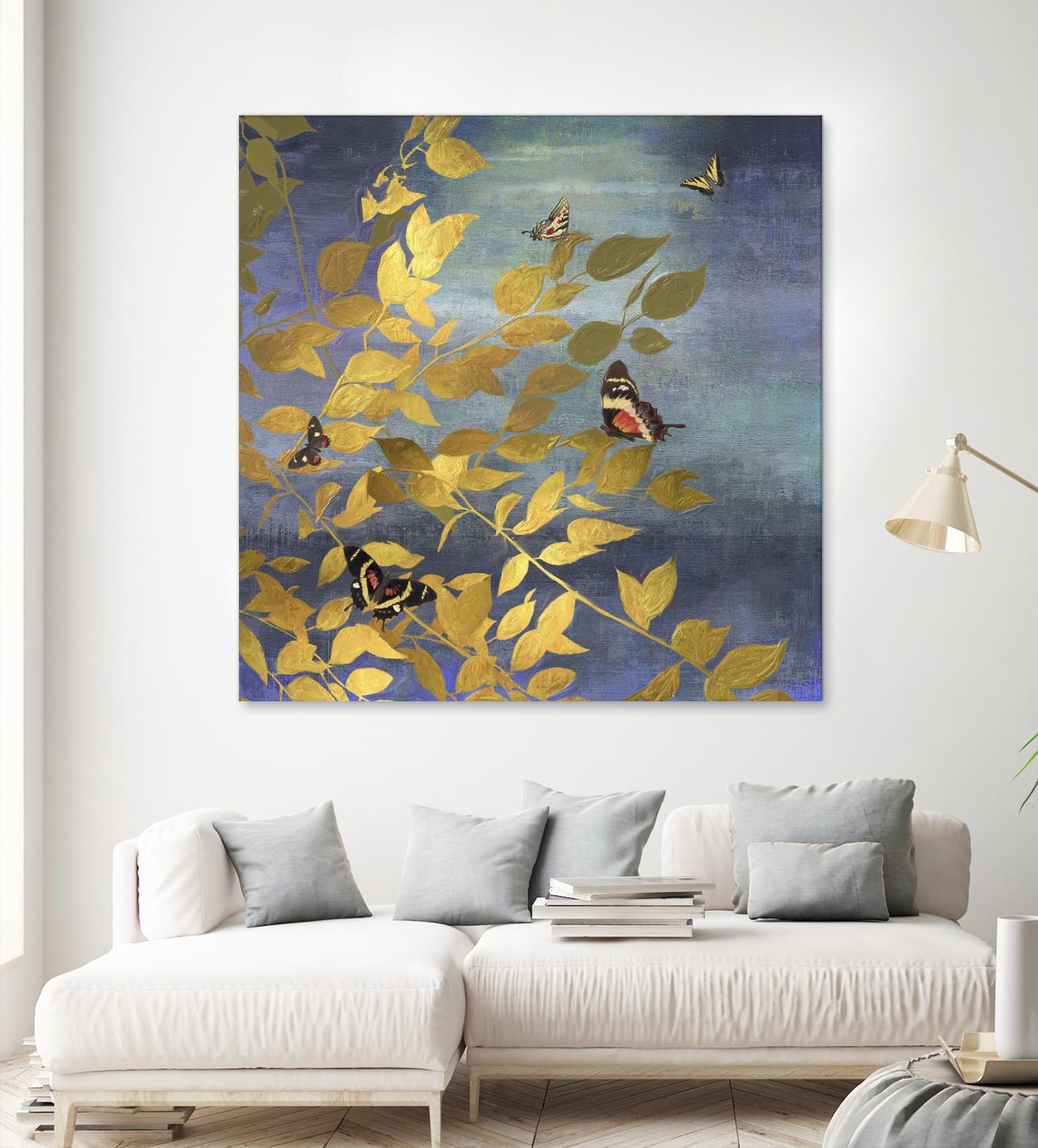 Meadow View by PI Studio on GIANT ART - yellow floral