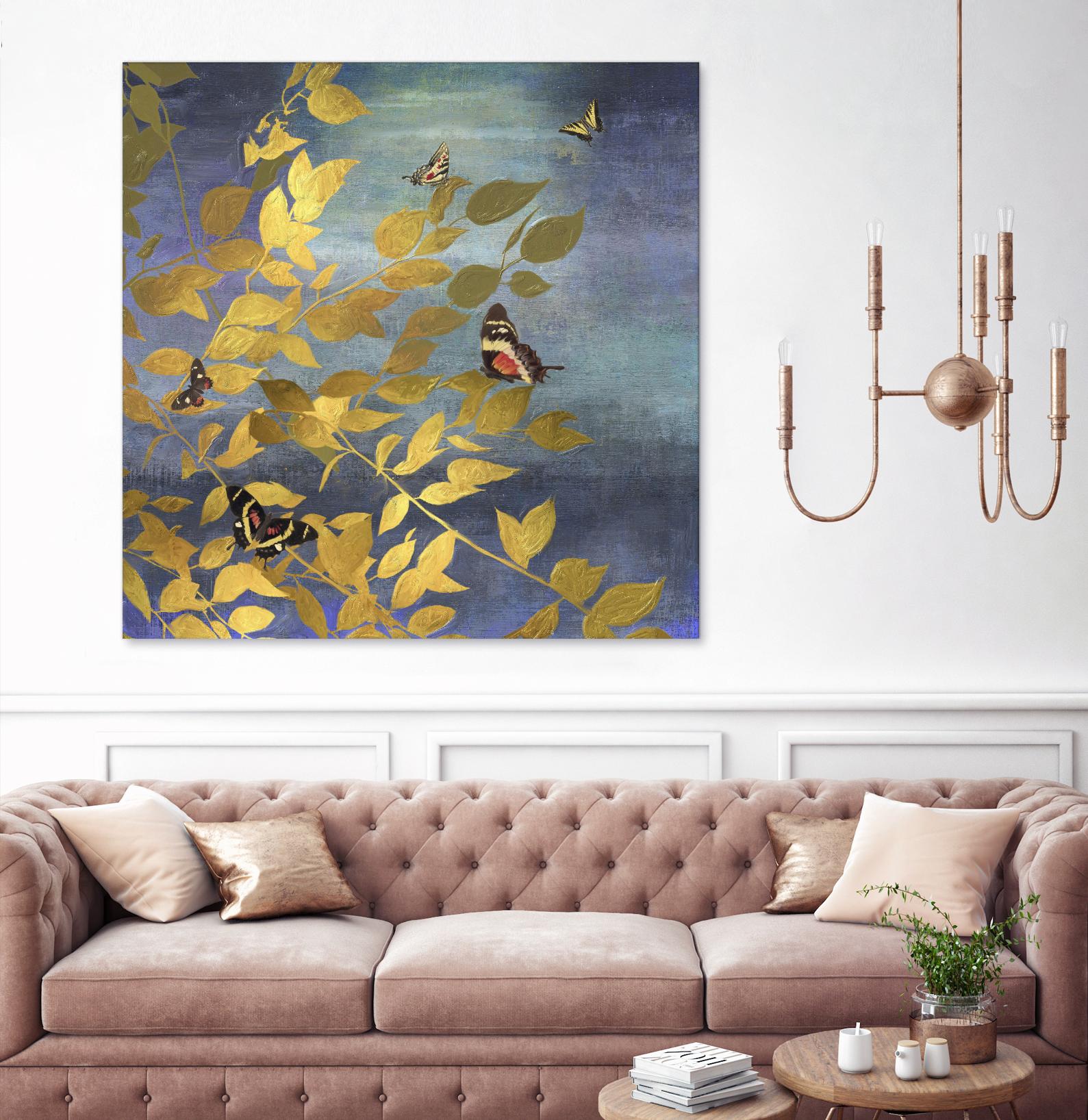 Meadow View by PI Studio on GIANT ART - yellow floral
