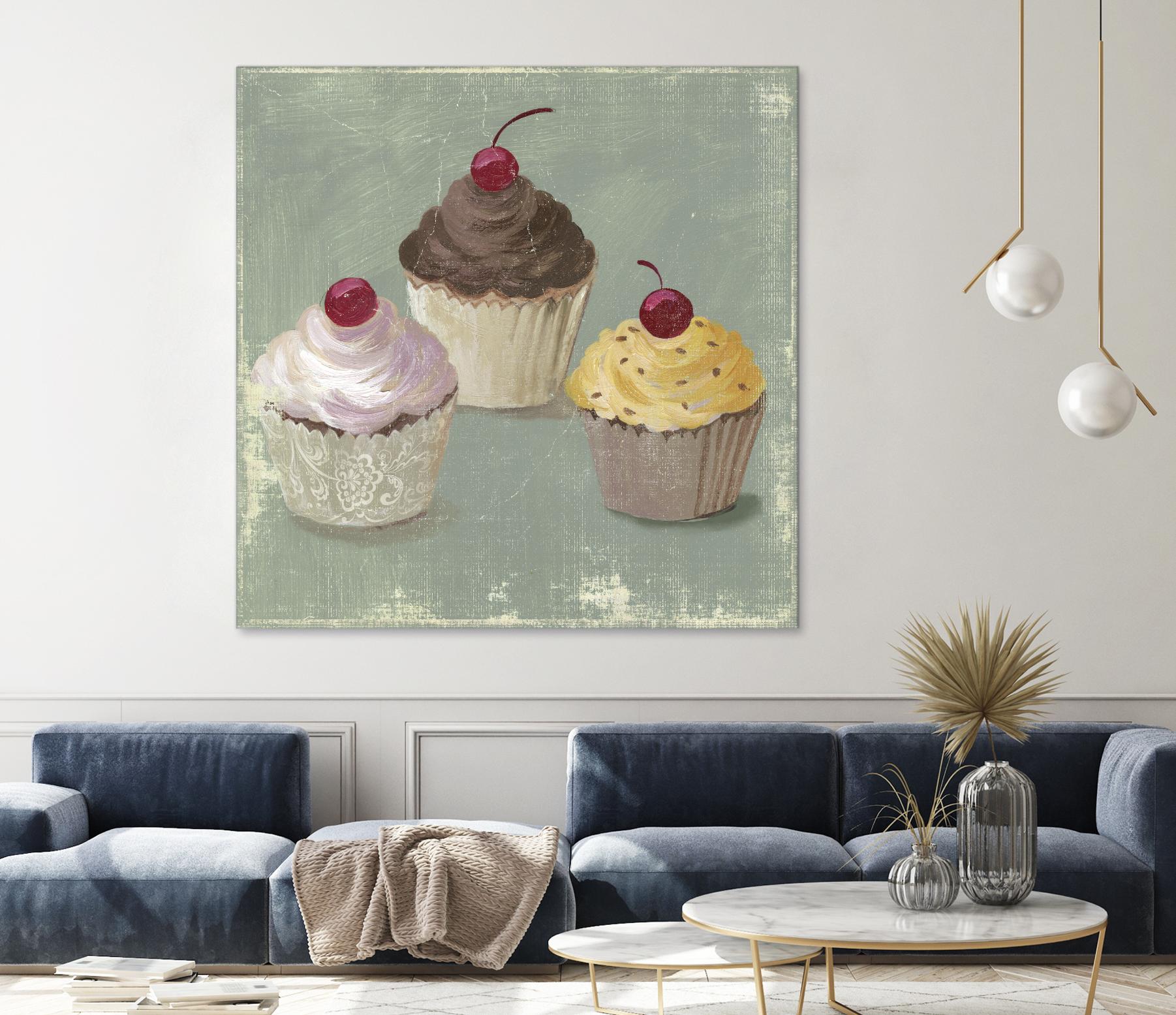 Cupcakes by PI Studio on GIANT ART - white fruit-food-drink