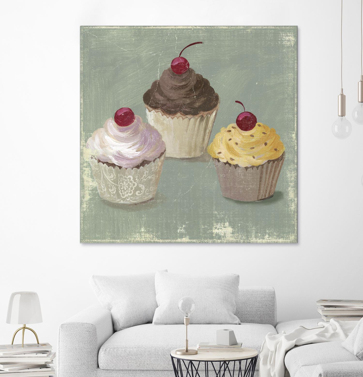 Cupcakes by PI Studio on GIANT ART - white fruit-food-drink