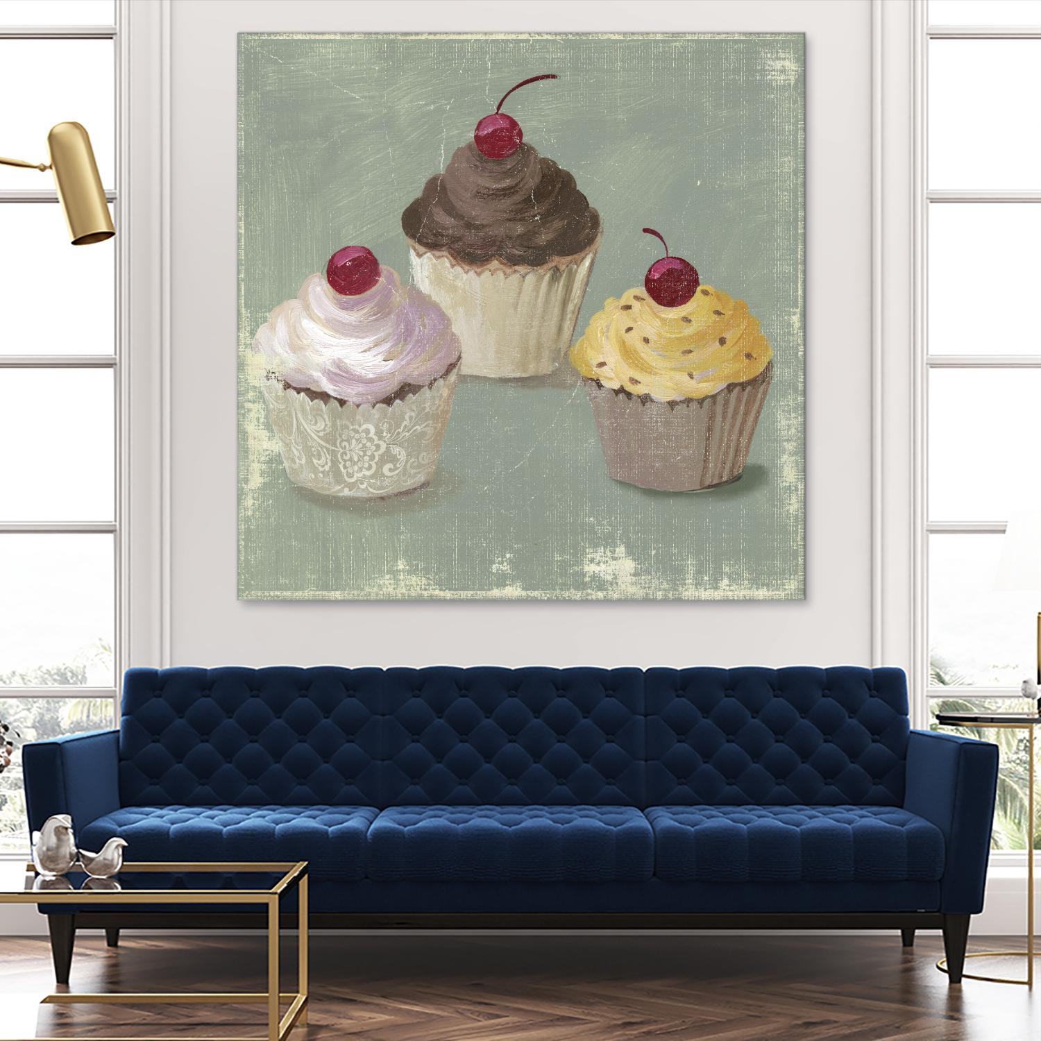 Cupcakes by PI Studio on GIANT ART - white fruit-food-drink