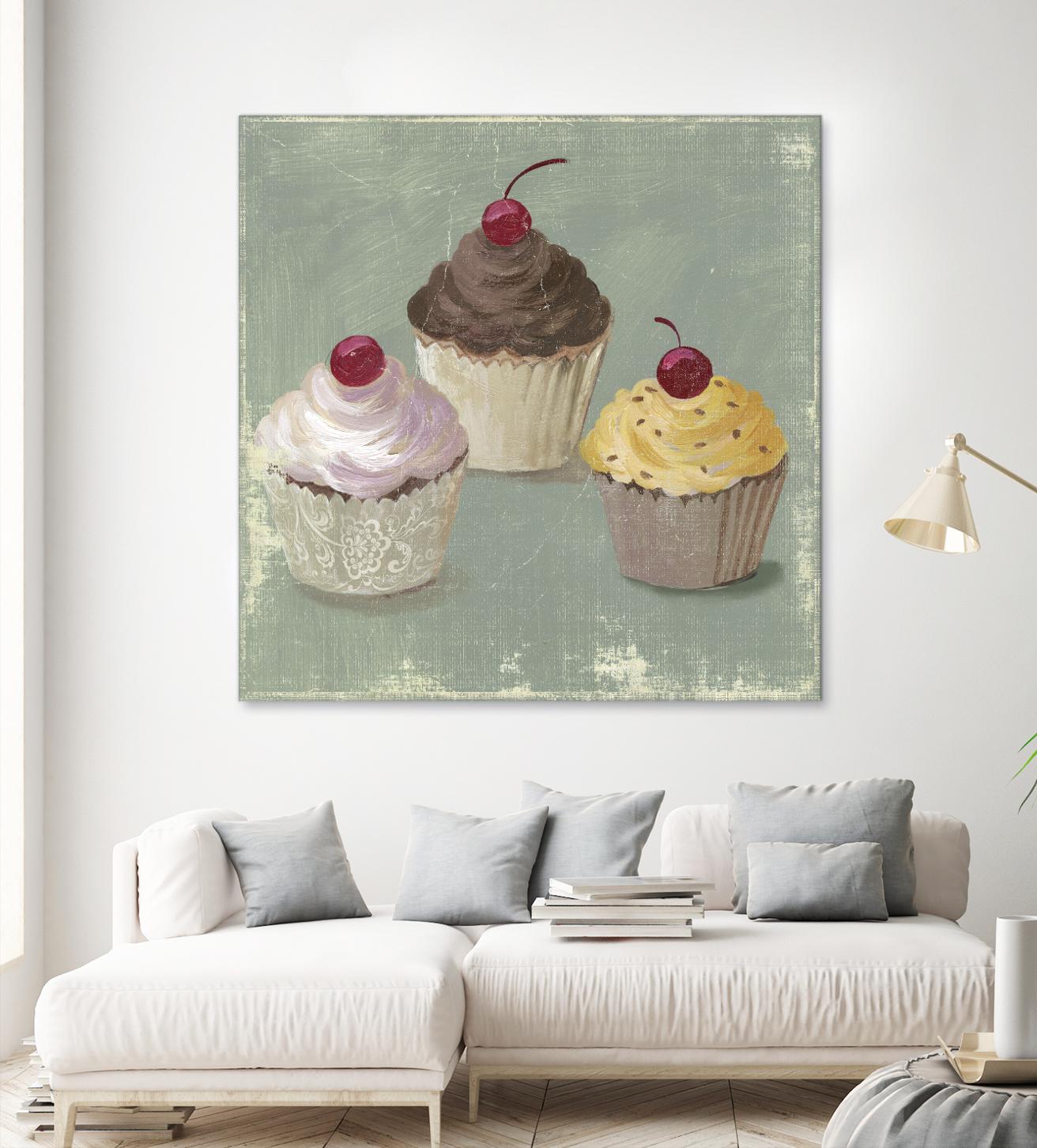 Cupcakes by PI Studio on GIANT ART - white fruit-food-drink
