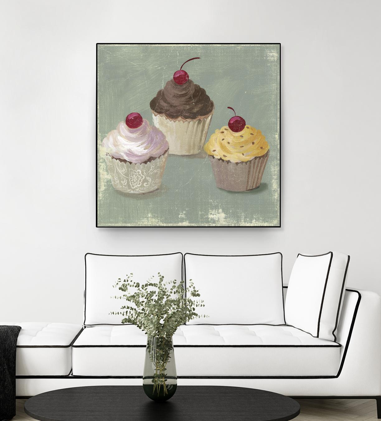 Cupcakes by PI Studio on GIANT ART - white fruit-food-drink