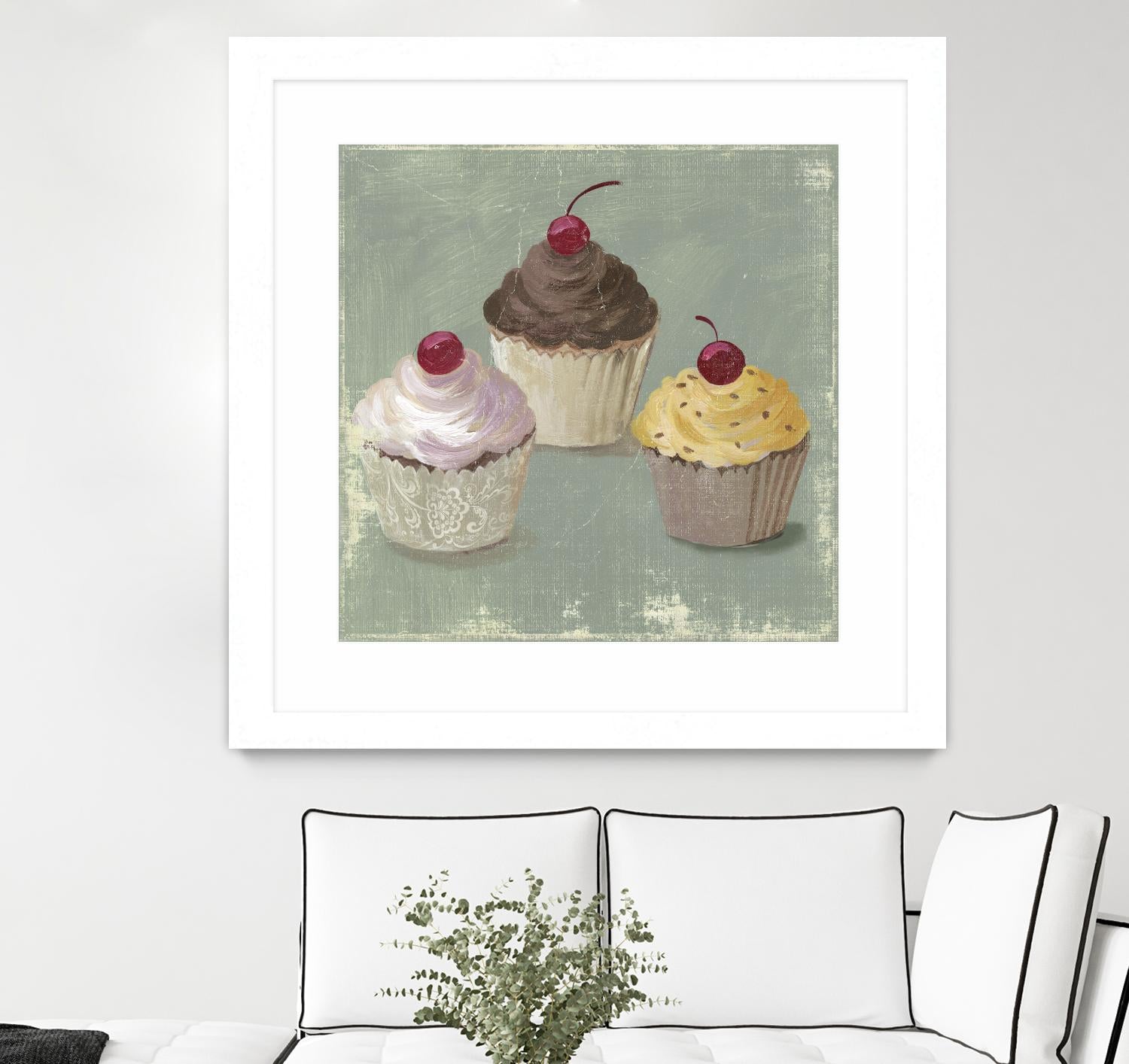 Cupcakes by PI Studio on GIANT ART - white fruit-food-drink