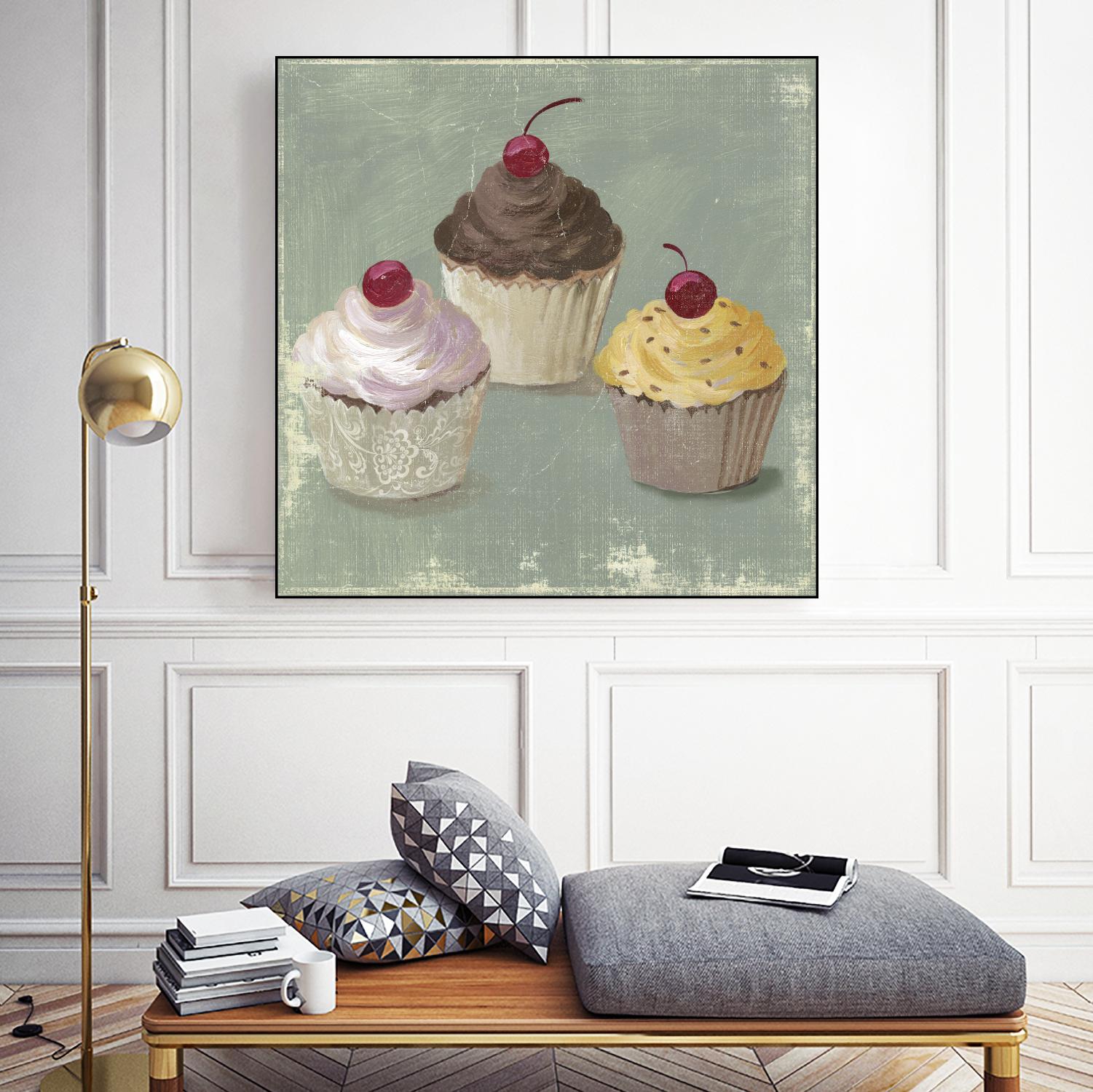 Cupcakes by PI Studio on GIANT ART - white fruit-food-drink