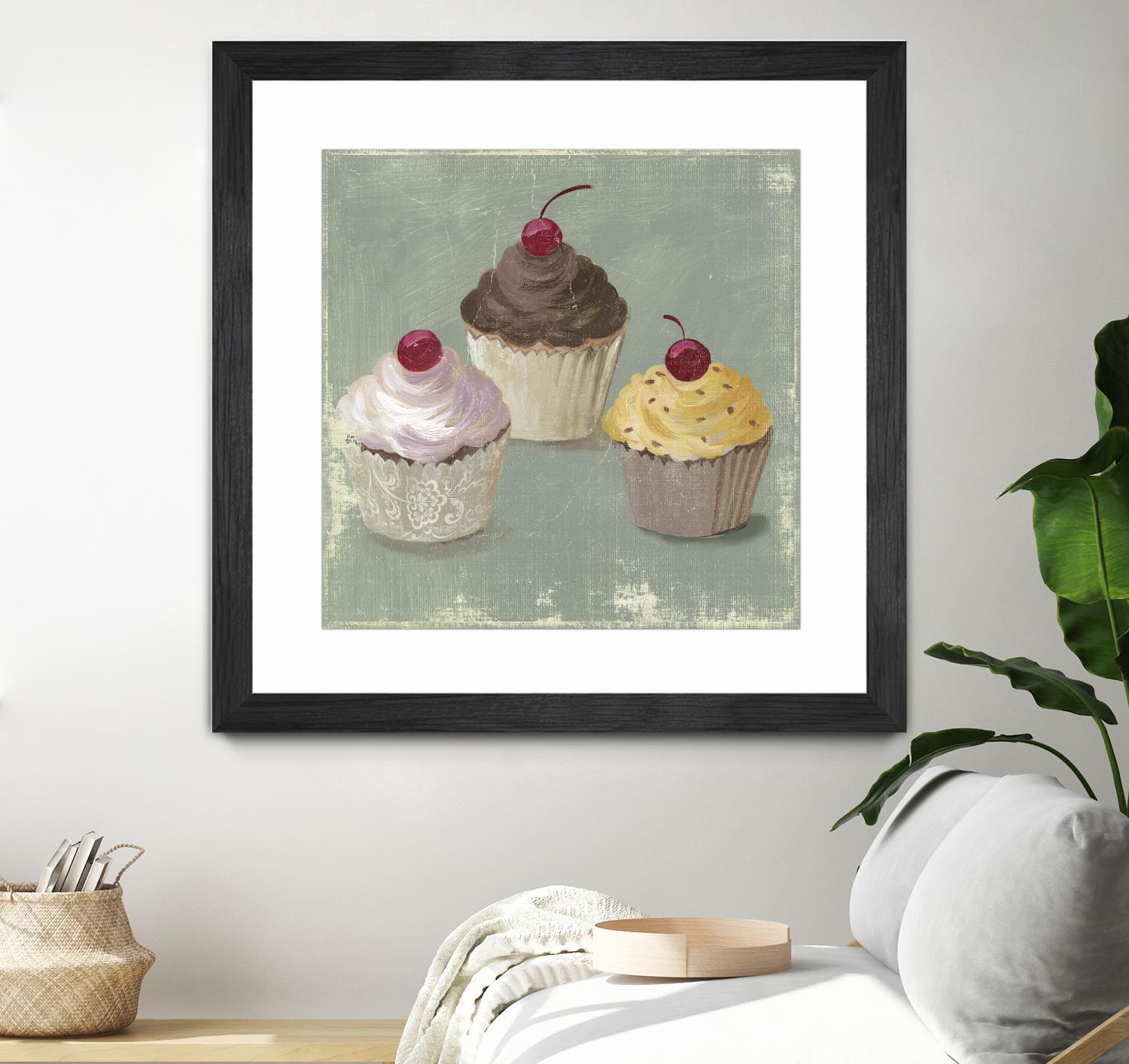 Cupcakes by PI Studio on GIANT ART - white fruit-food-drink