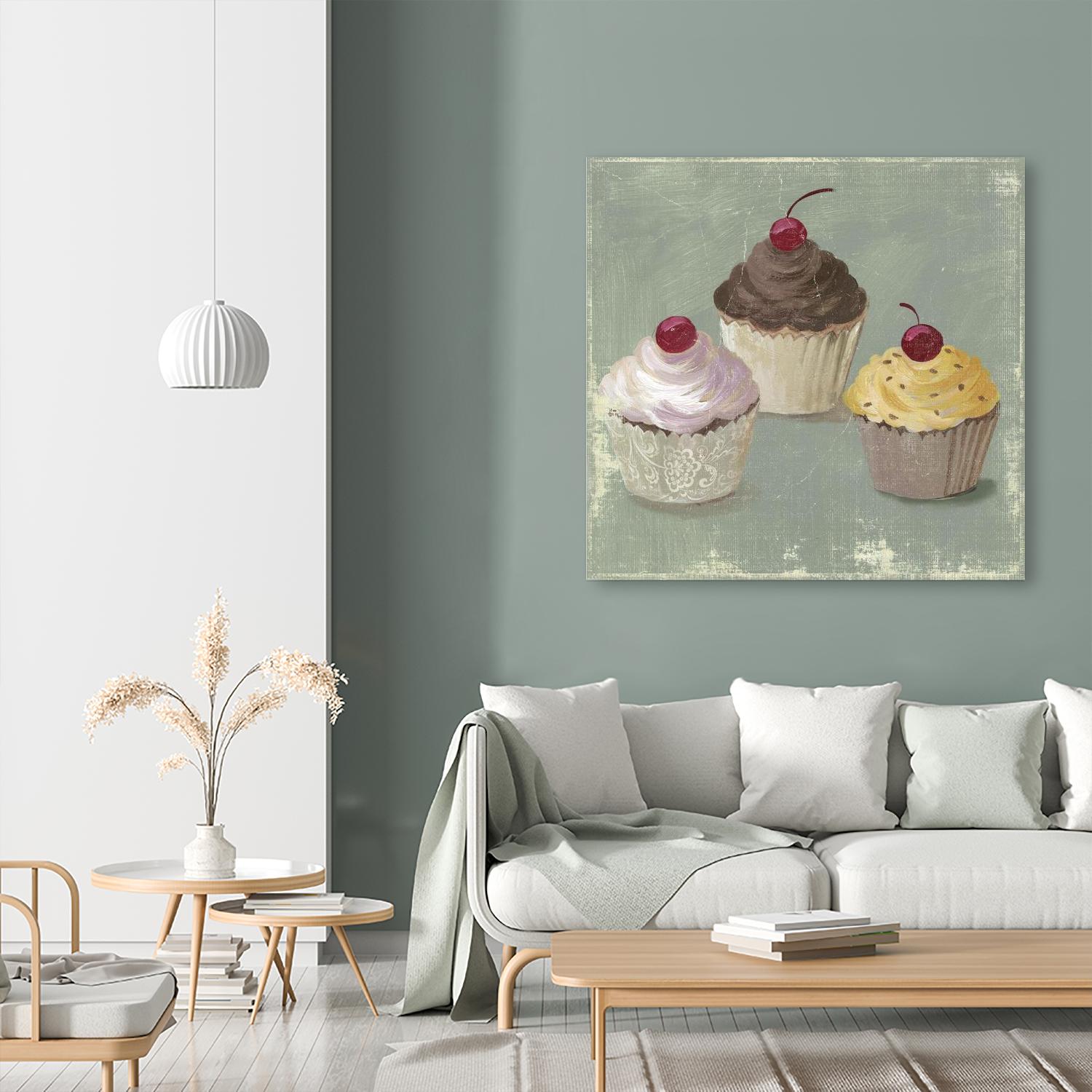 Cupcakes by PI Studio on GIANT ART - white fruit-food-drink