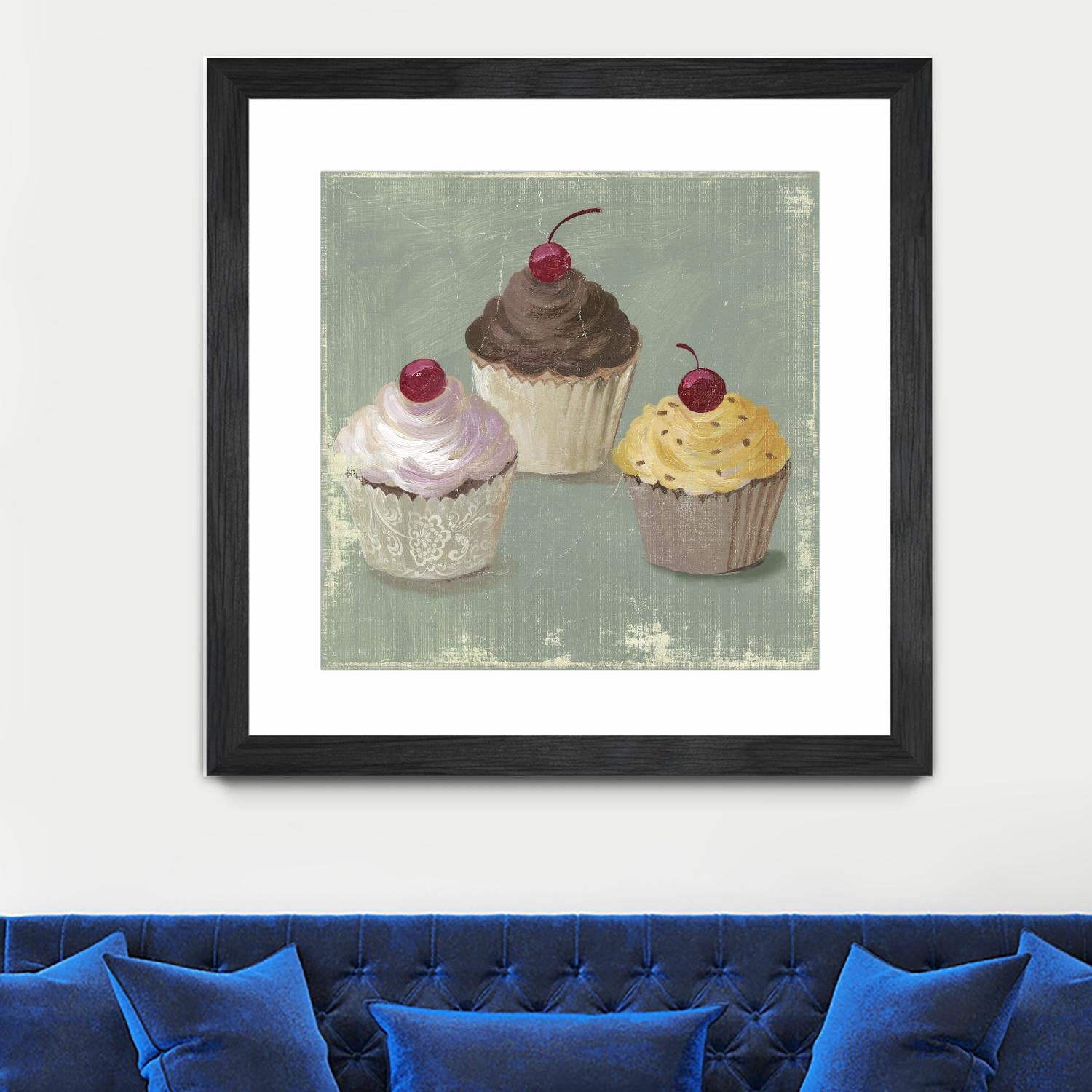 Cupcakes by PI Studio on GIANT ART - white fruit-food-drink