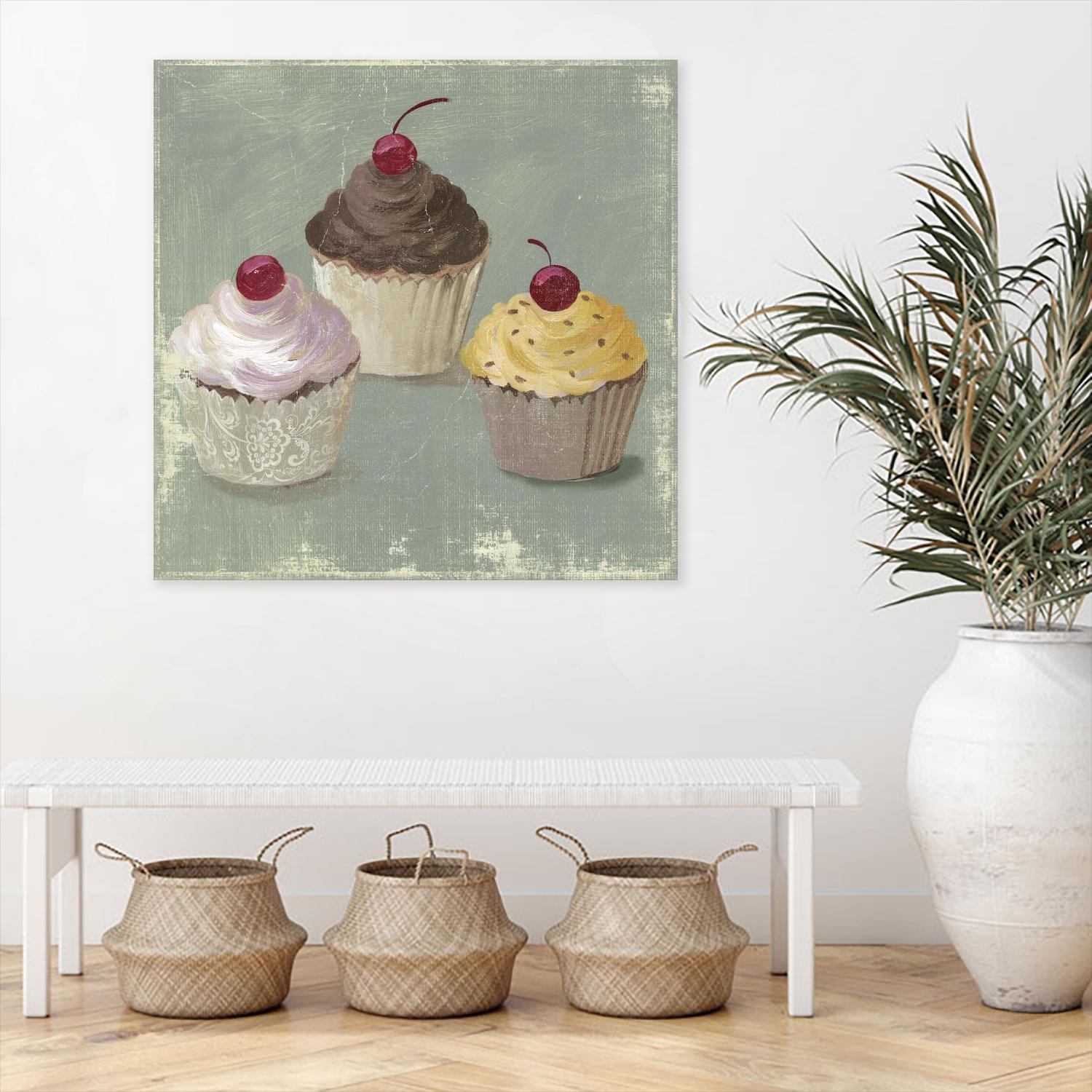 Cupcakes by PI Studio on GIANT ART - white fruit-food-drink