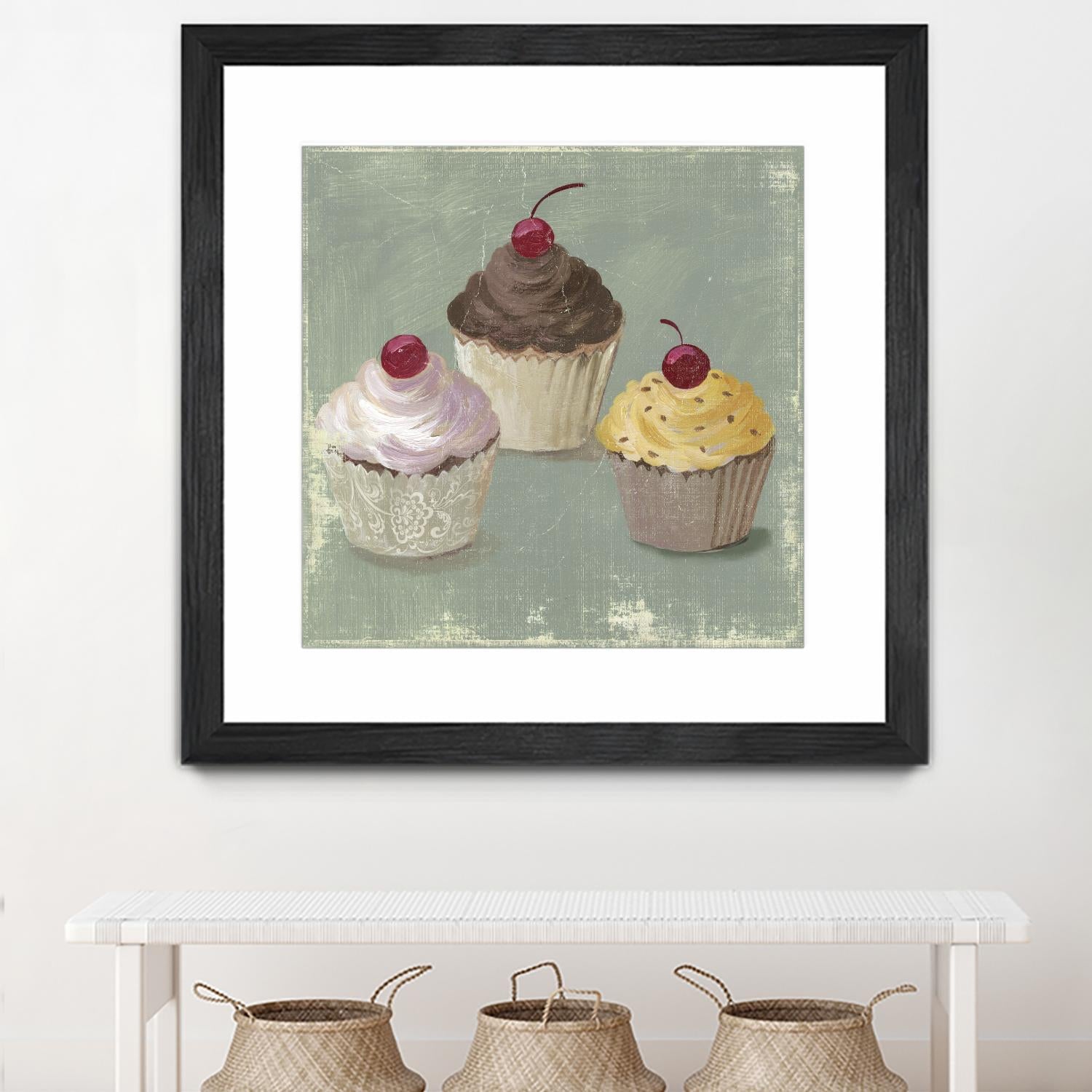 Cupcakes by PI Studio on GIANT ART - white fruit-food-drink