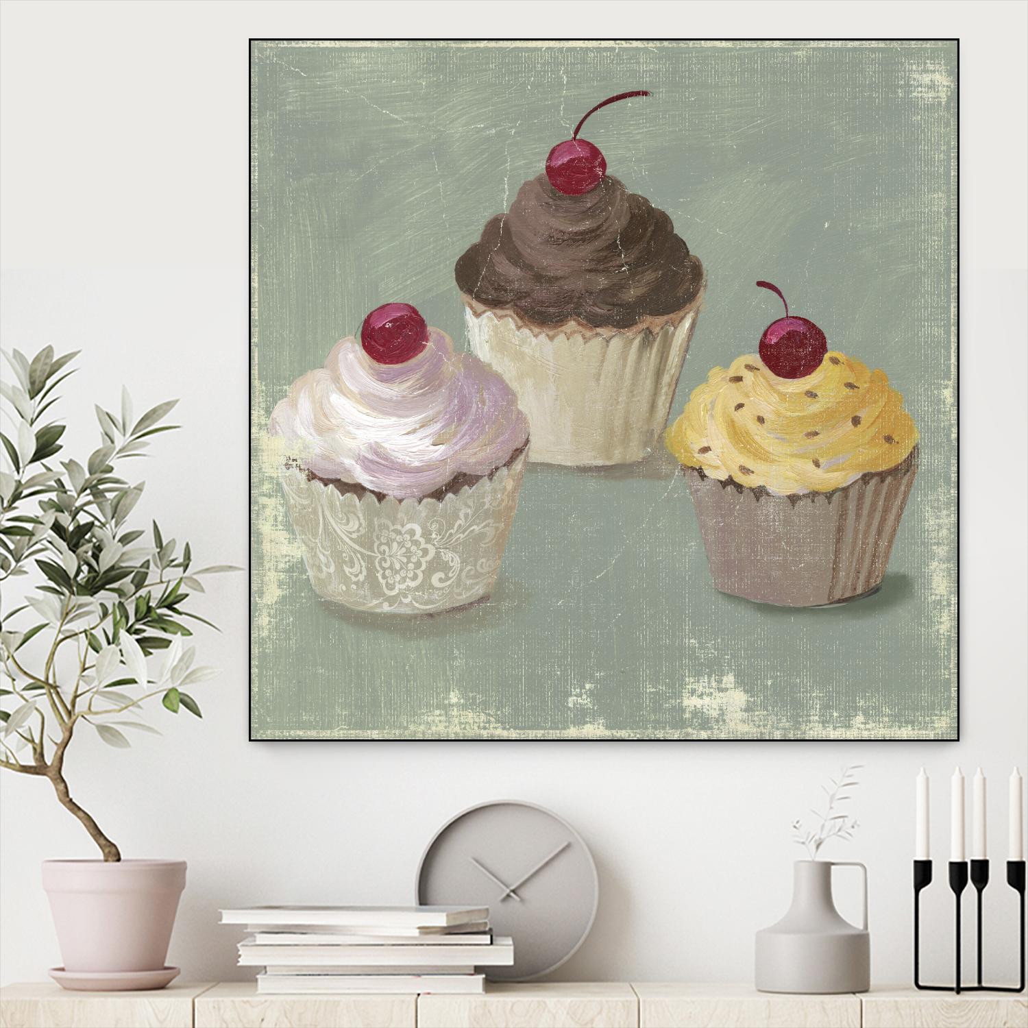 Cupcakes by PI Studio on GIANT ART - white fruit-food-drink